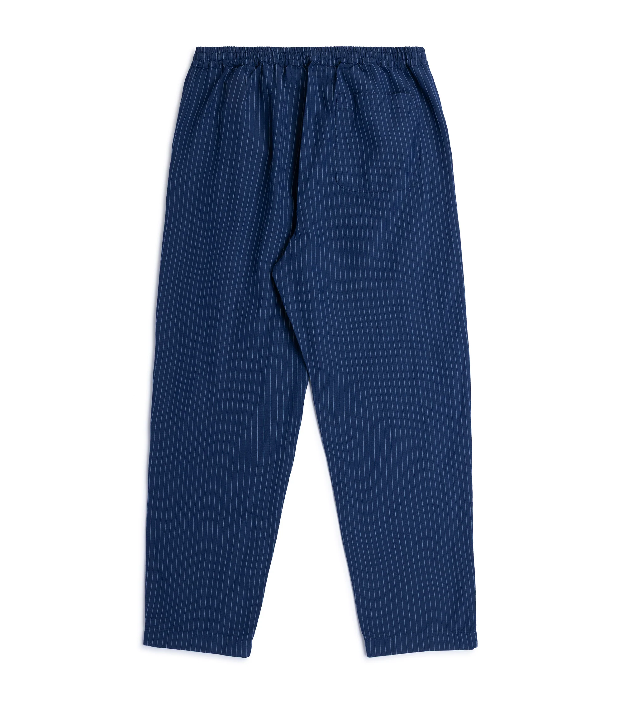 A Kind of Guise Banasa Cotton Linen Stripe Trousers: Ocean - Image 3