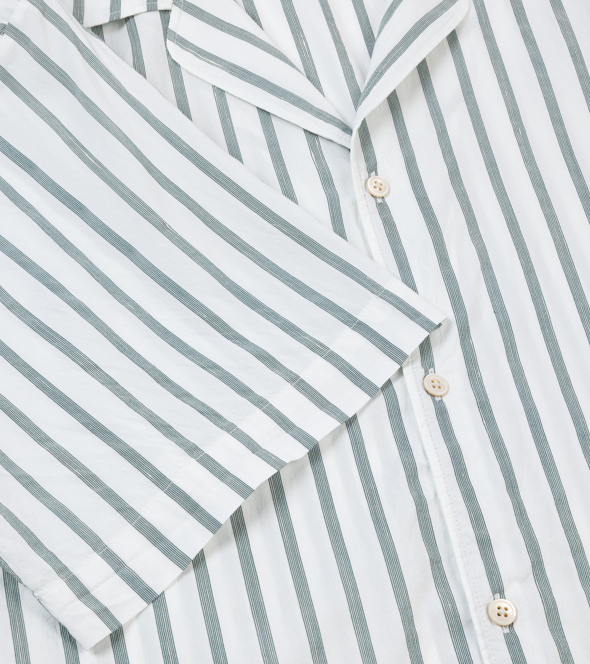A Kind of Guise Samata Stripe Shirt: Aloe - Image 3