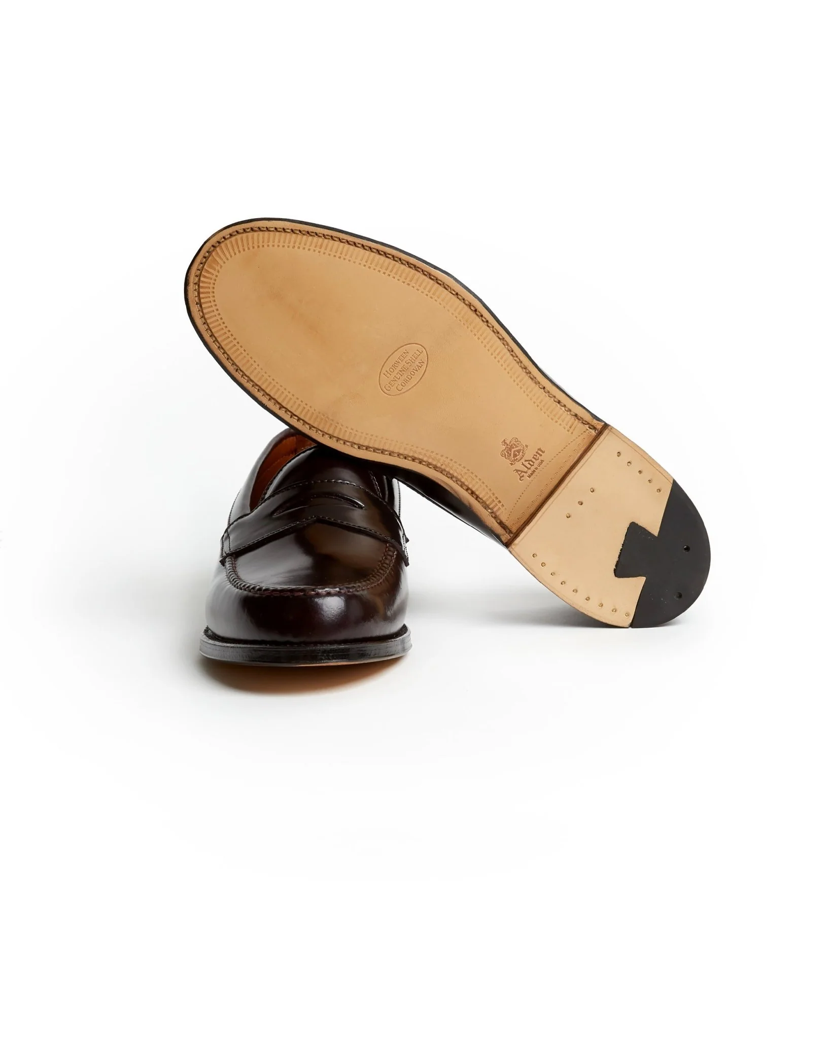 Alden Cordovan Penny Loafer: Dark Burgundy 986 - Image 4