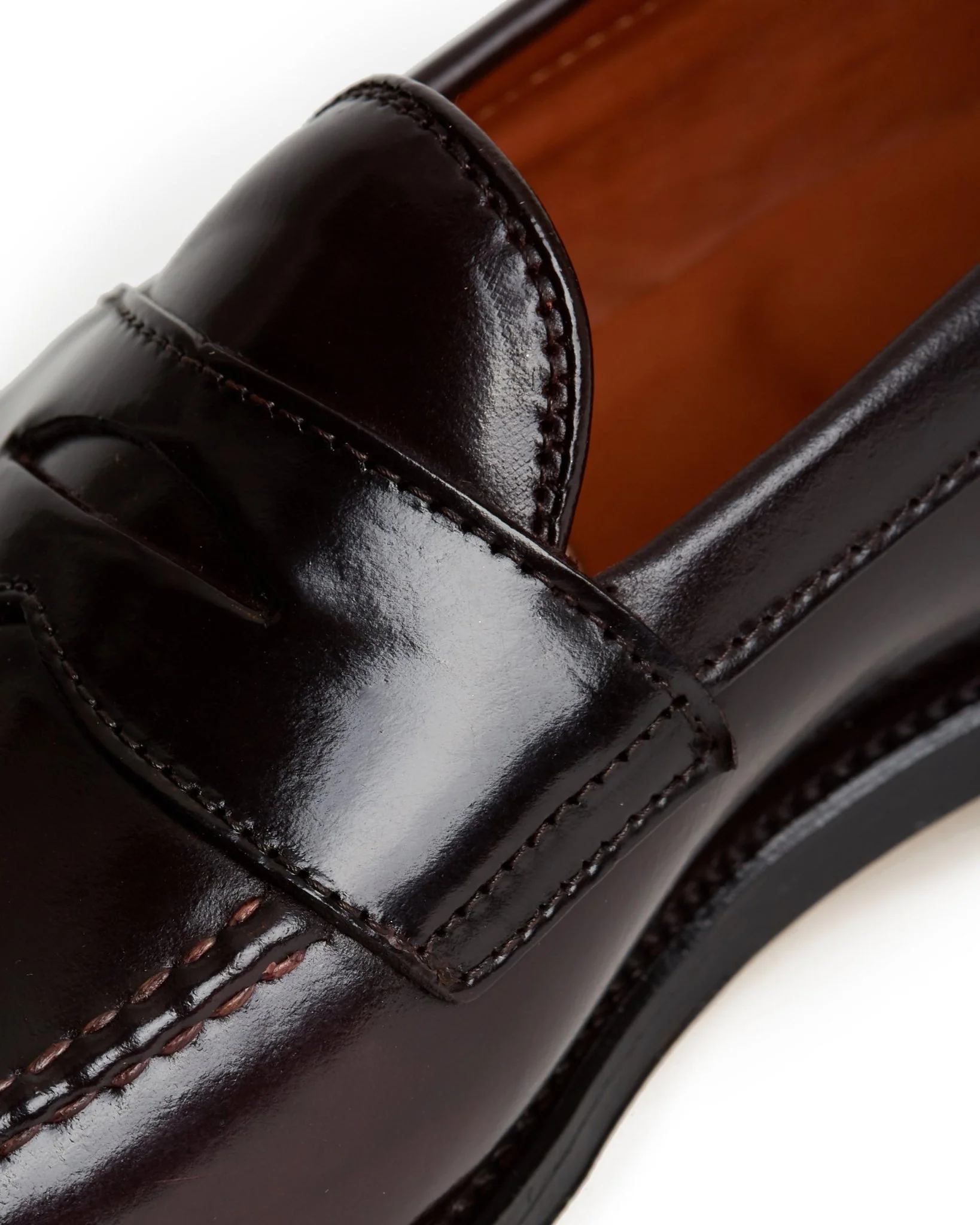 Alden Cordovan Penny Loafer: Dark Burgundy 986 - Image 5