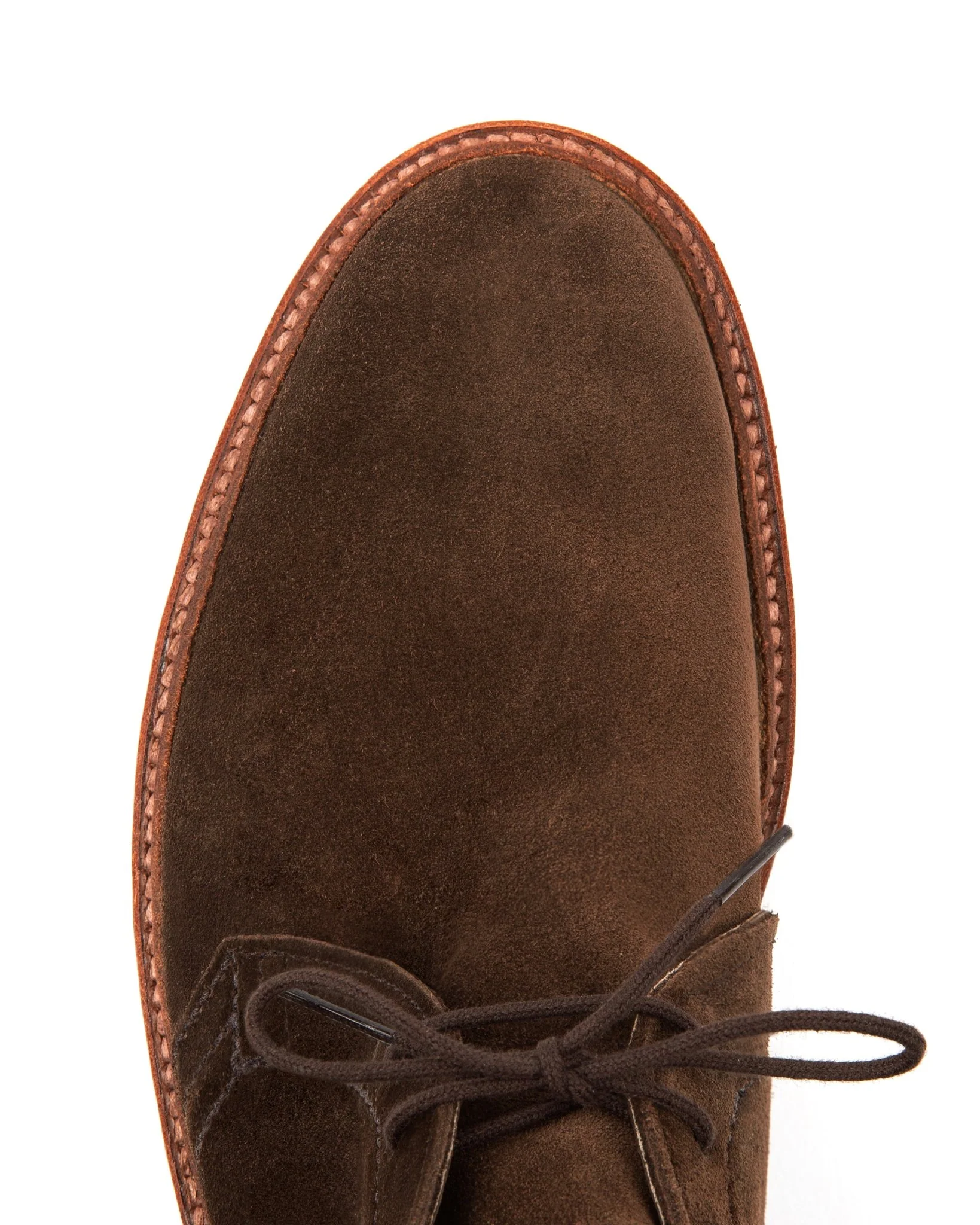 Alden Unlined Suede Chukka Boot: Dark Brown 1492 - Image 5