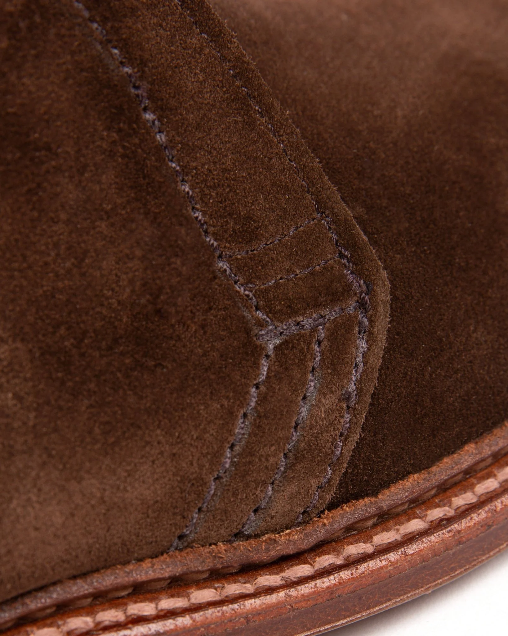 Alden Unlined Suede Chukka Boot: Dark Brown 1492 - Image 6