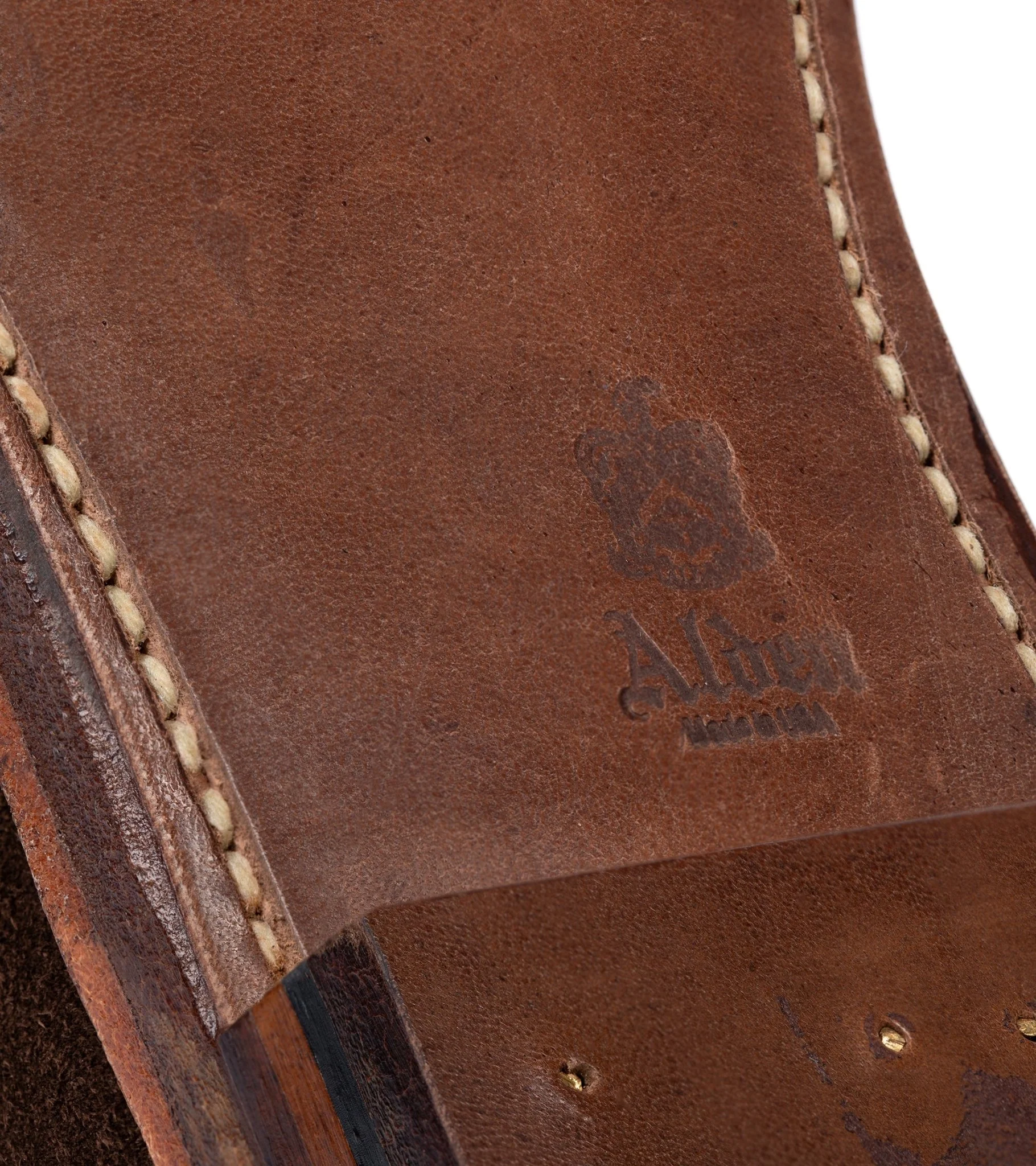 Alden Unlined Suede Penny Loafer: Dark Brown 5736F - Image 6