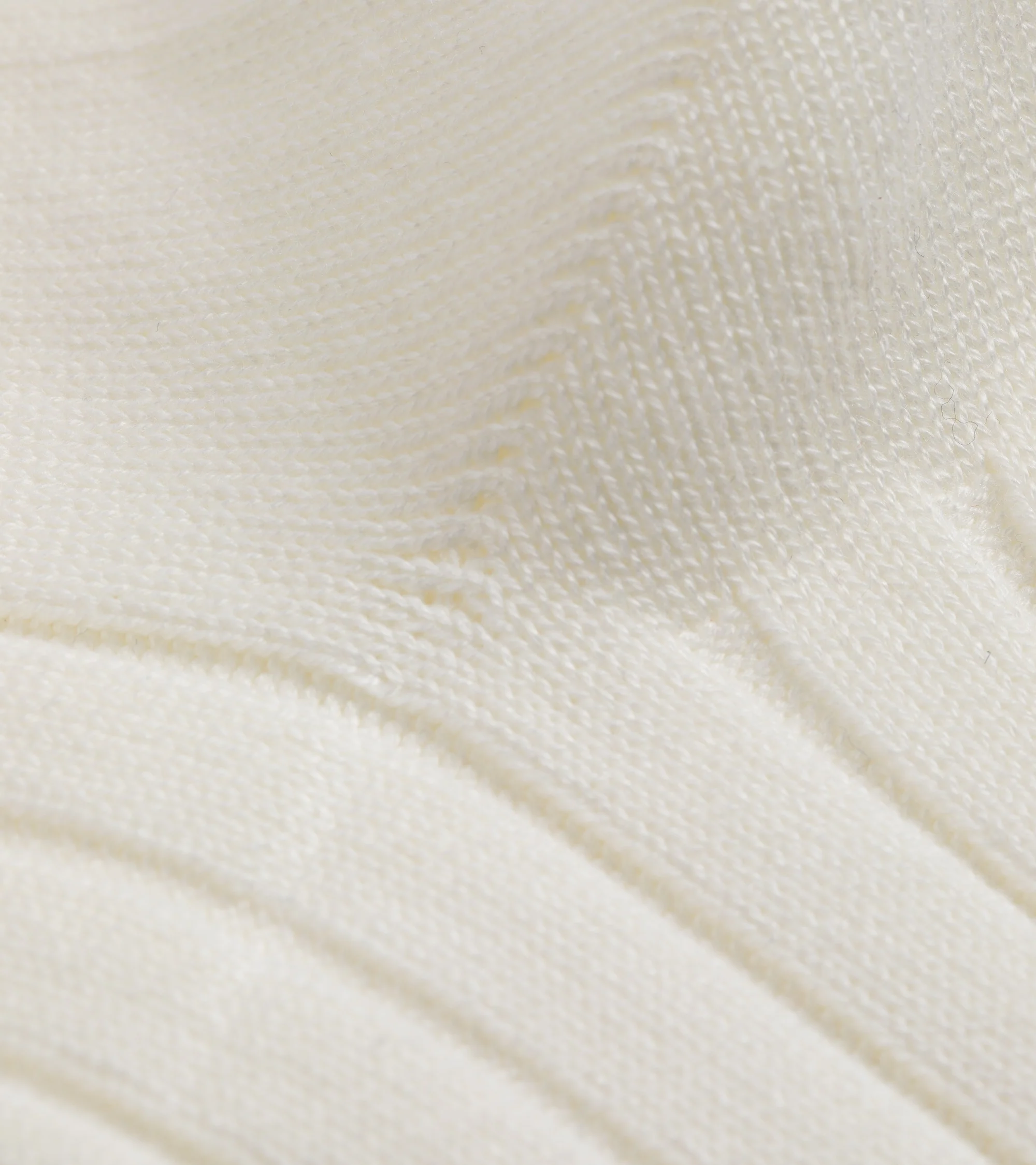 Anonymous Ism Bold Rib Crew Socks: Off White - Image 3