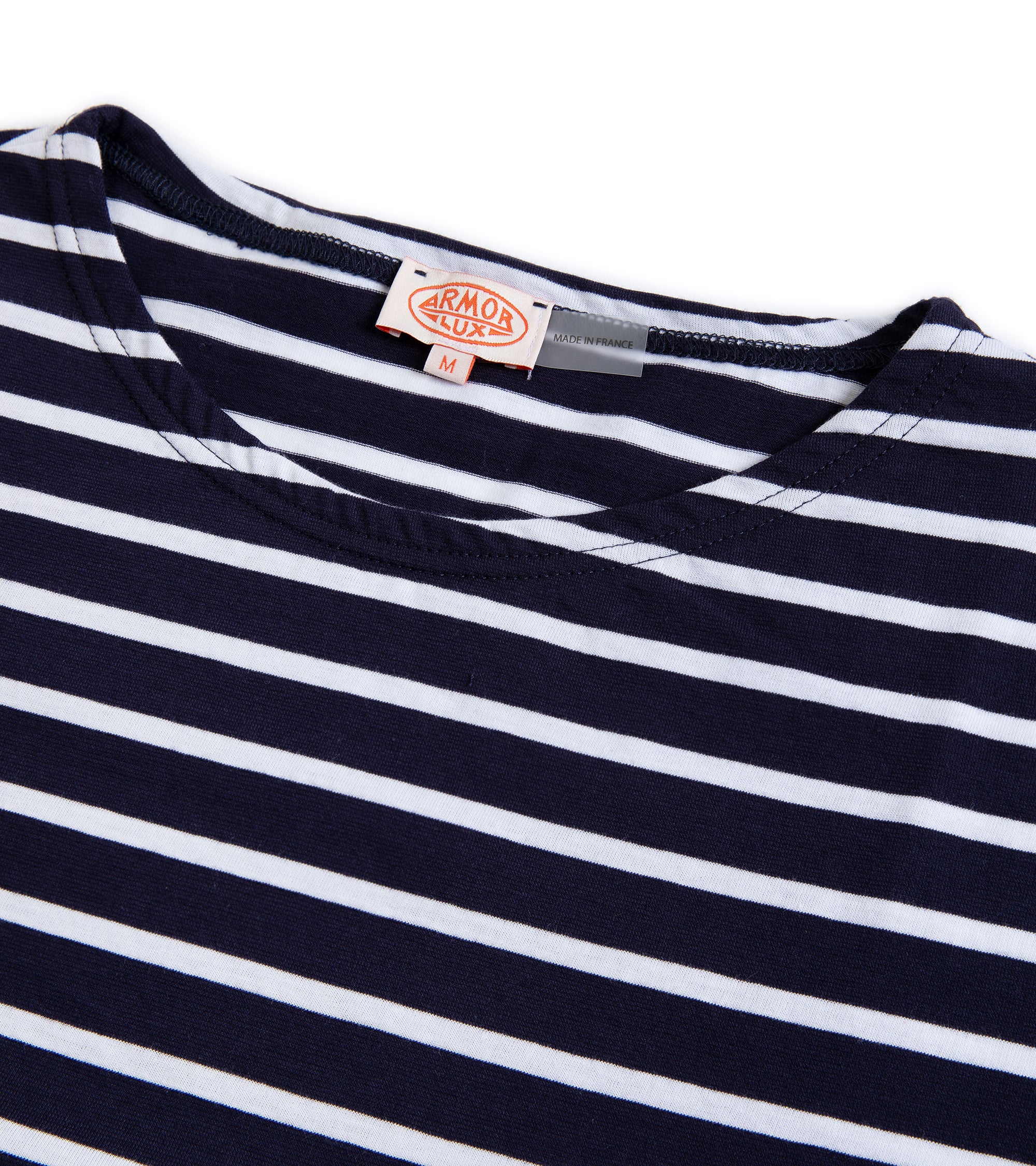 Armor Lux Lightweight Breton Striped T-Shirt: Navy/White - Image 3