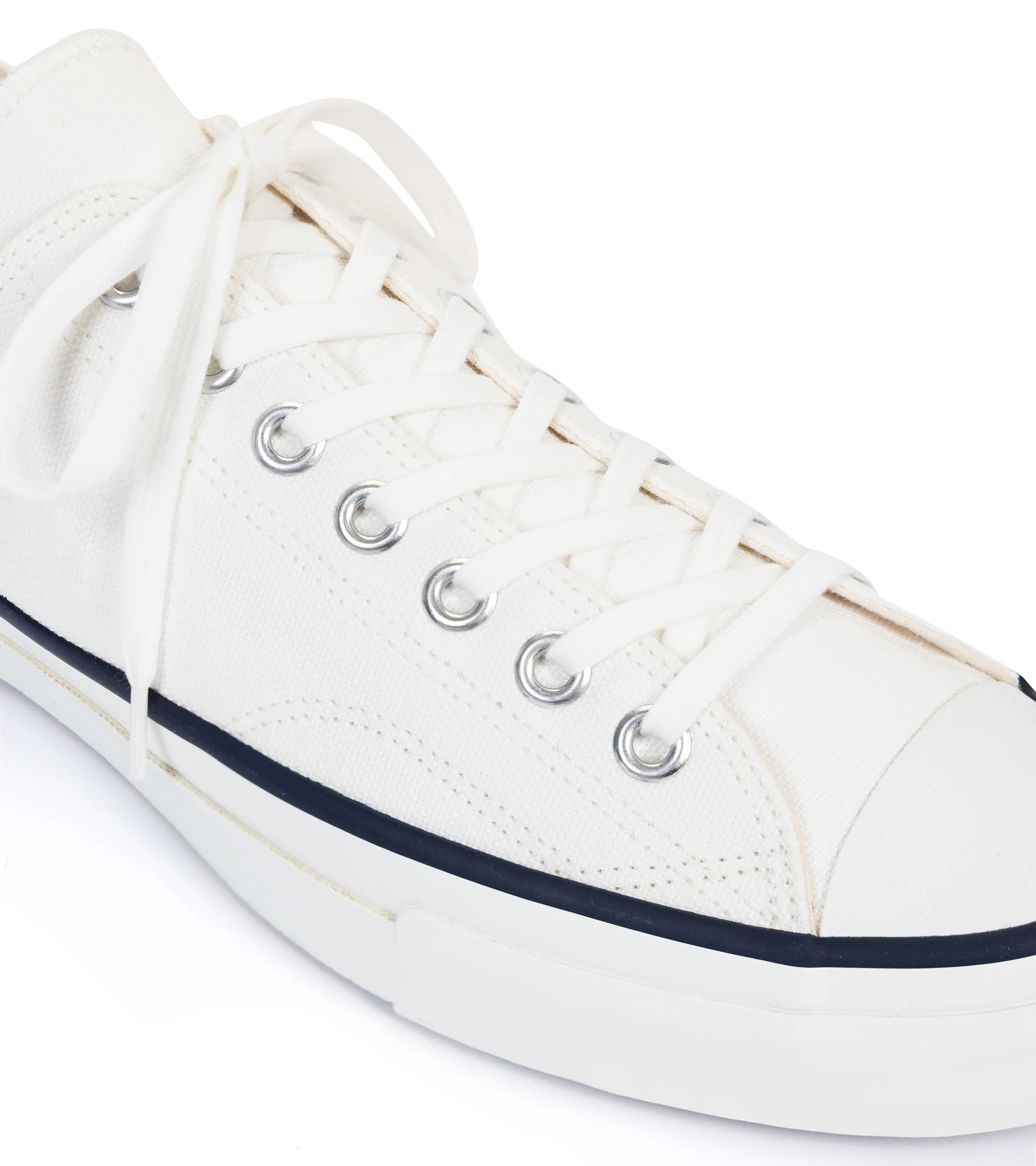 Asahi 046 Canvas Athletic Shoes: White - Image 4