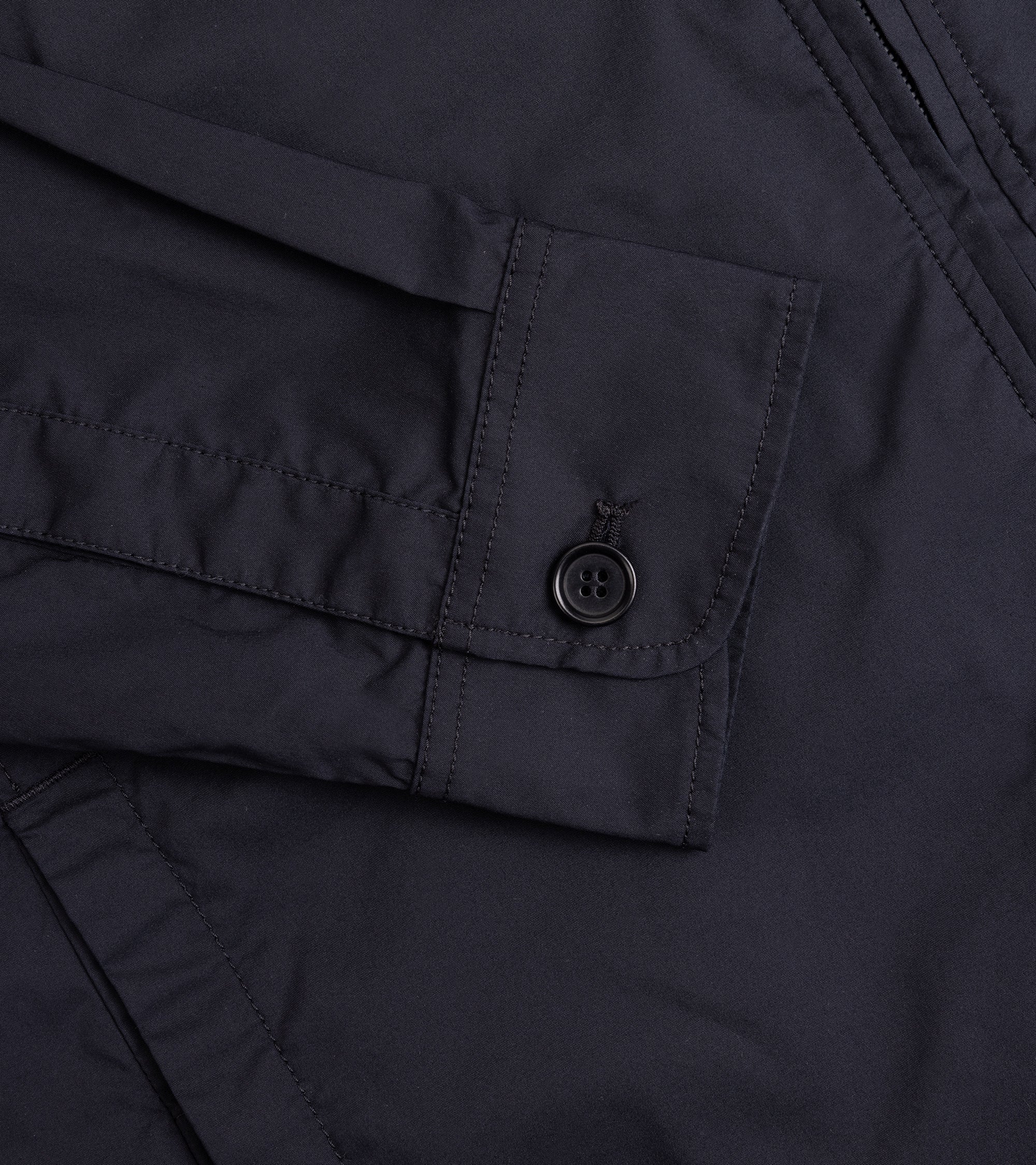 Aspesi Kong Cotton Nylon Poplin Jacket: Navy - Image 3