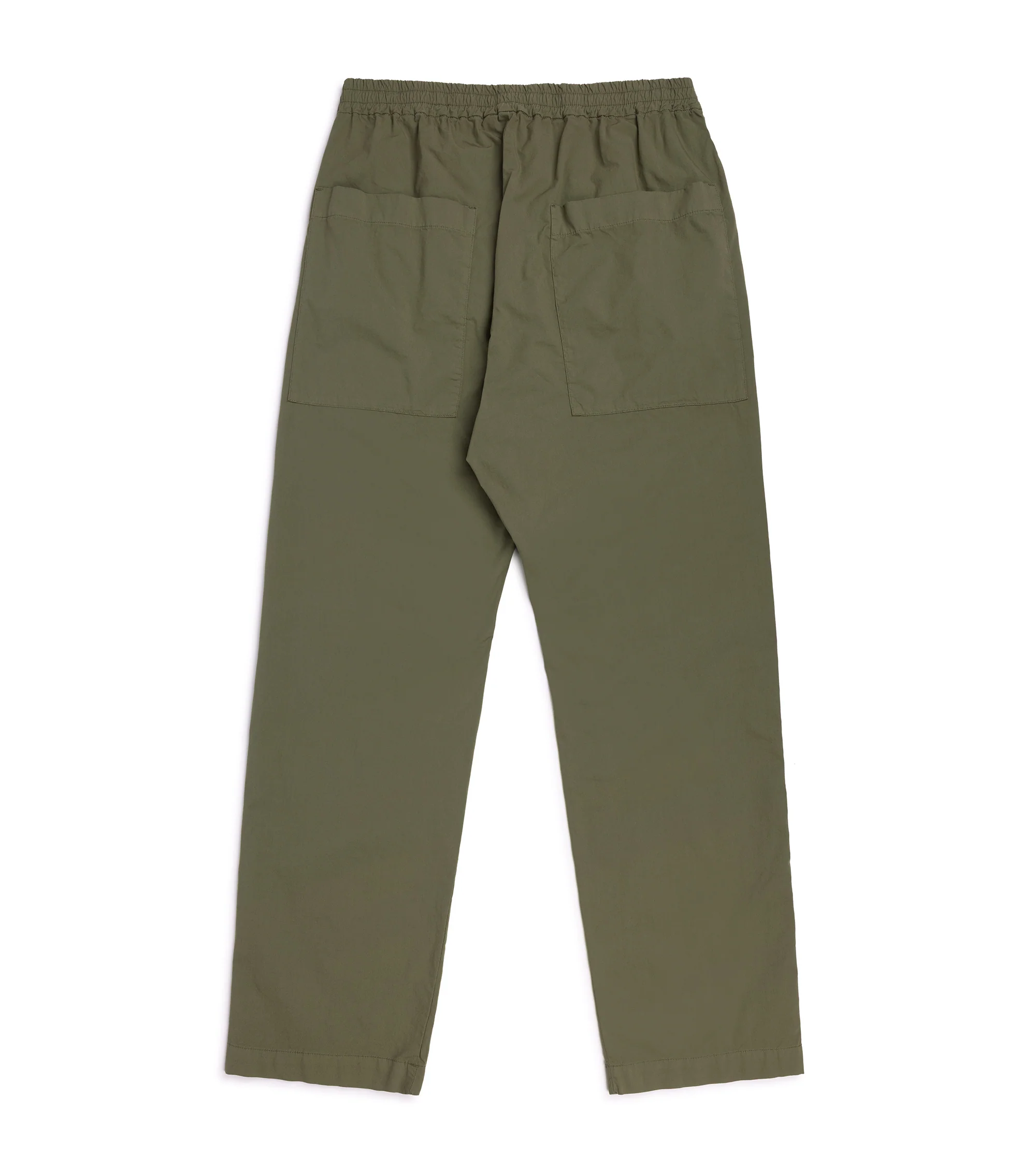 Barena Bativoga Pavion Cotton Easy Trousers: Olive - Image 3