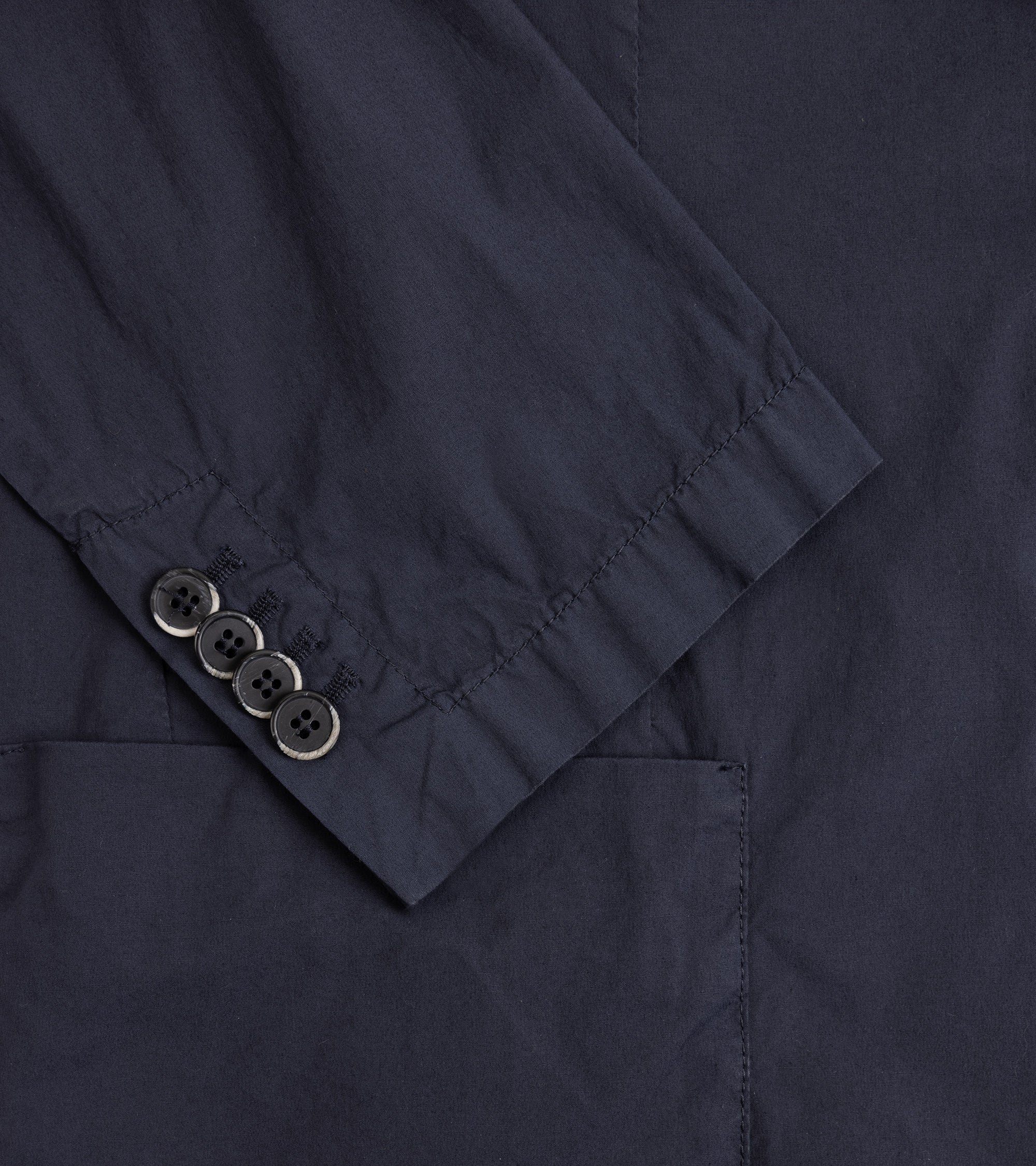 Barena Borgo Pavion Cotton Jacket: Navy - Image 4