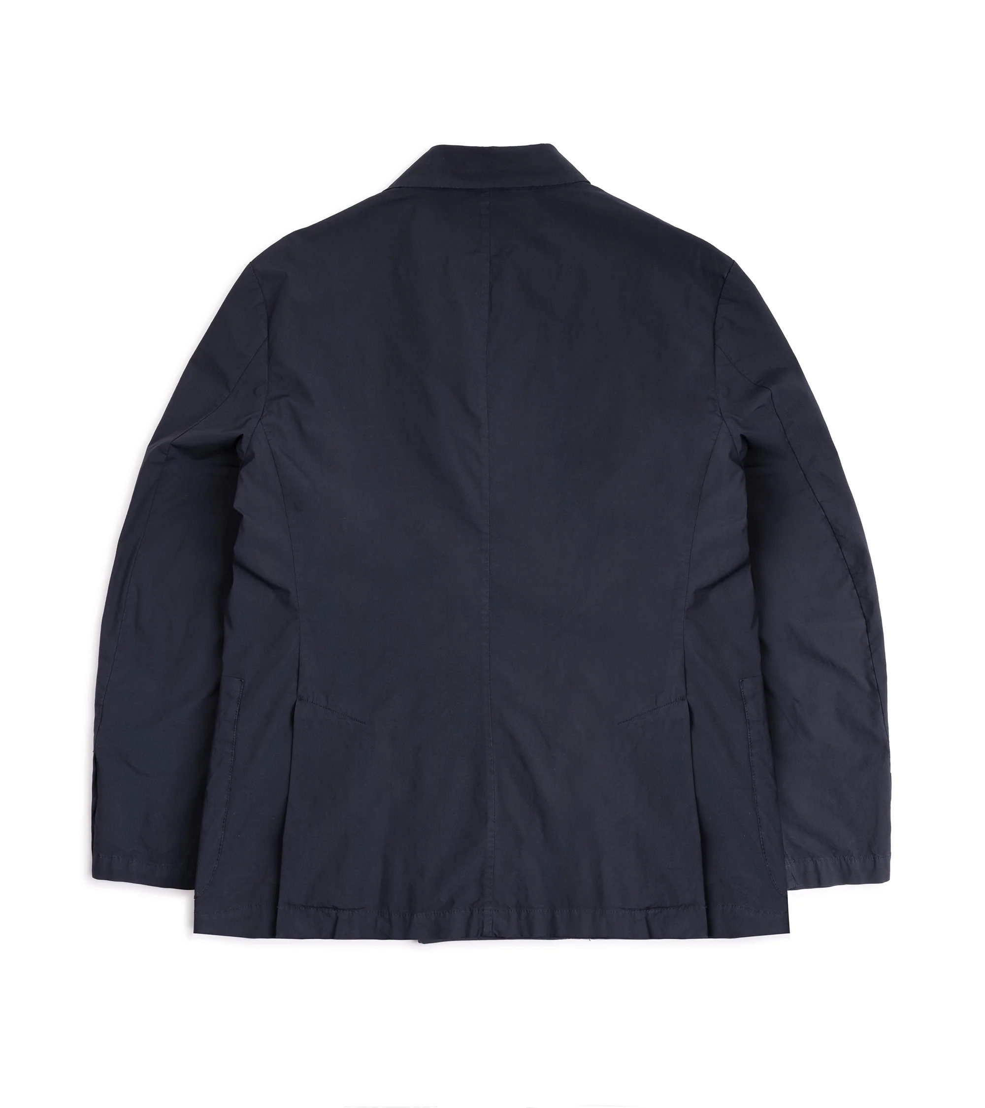 Barena Siroco Pavion Cotton Double-Breasted Jacket: Navy - Image 3