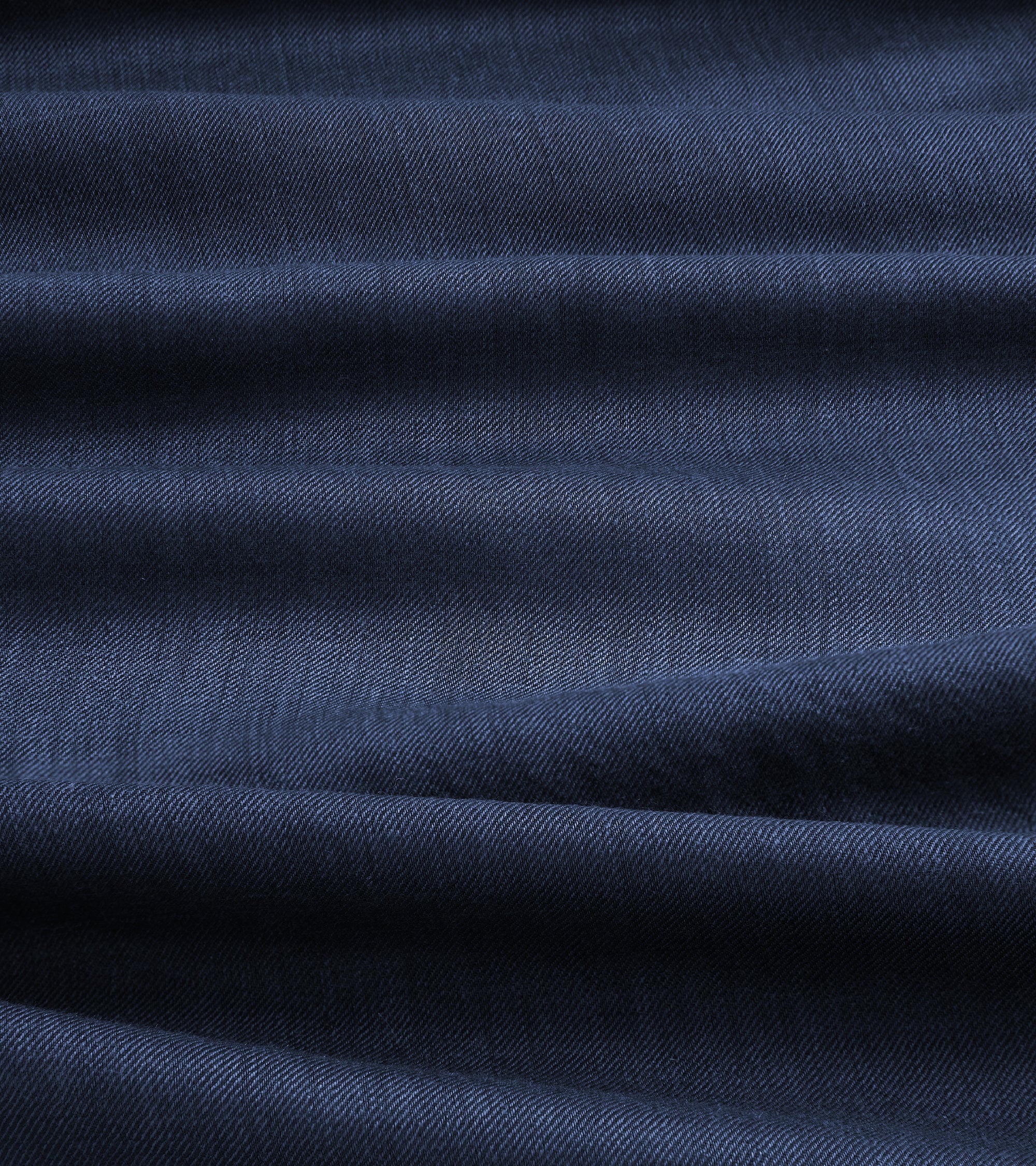 Begg x Co Wispy Solid Cashmere Scarf: Indigo Denim - Image 3