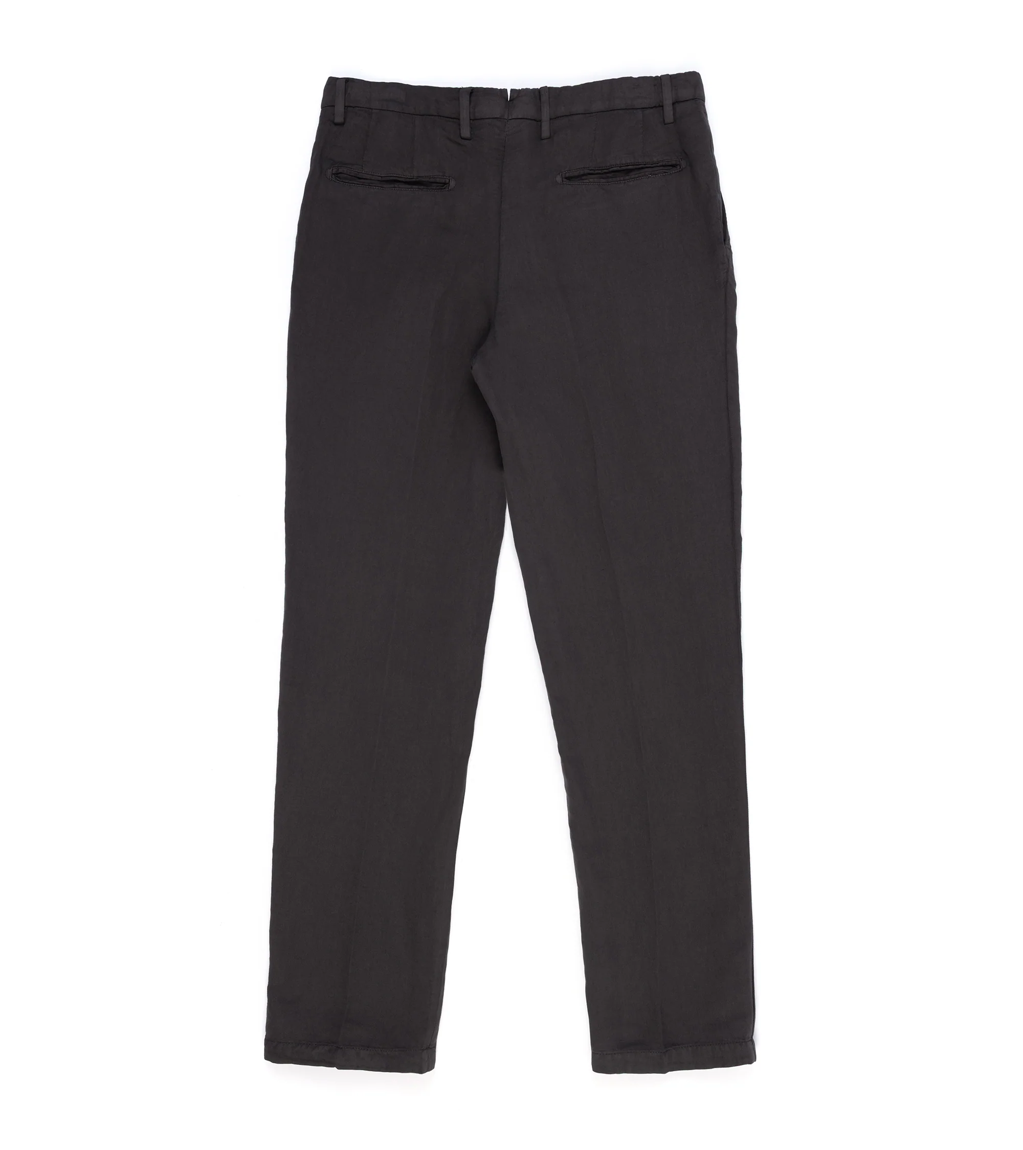 Boglioli Brushed Cotton Linen Suit Trousers: Brown - Image 4
