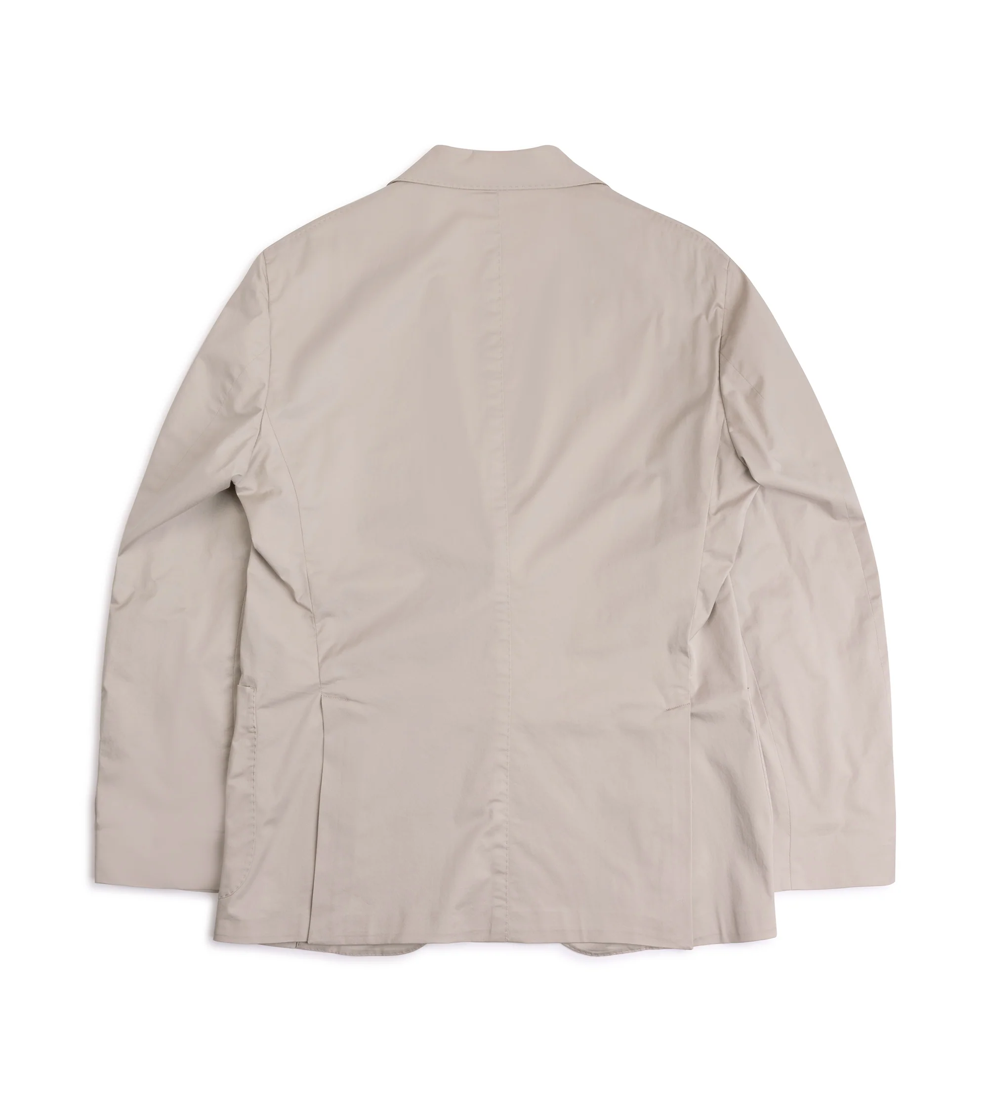Boglioli Cotton Stretch Travel Suit Jacket: Putty - Image 3