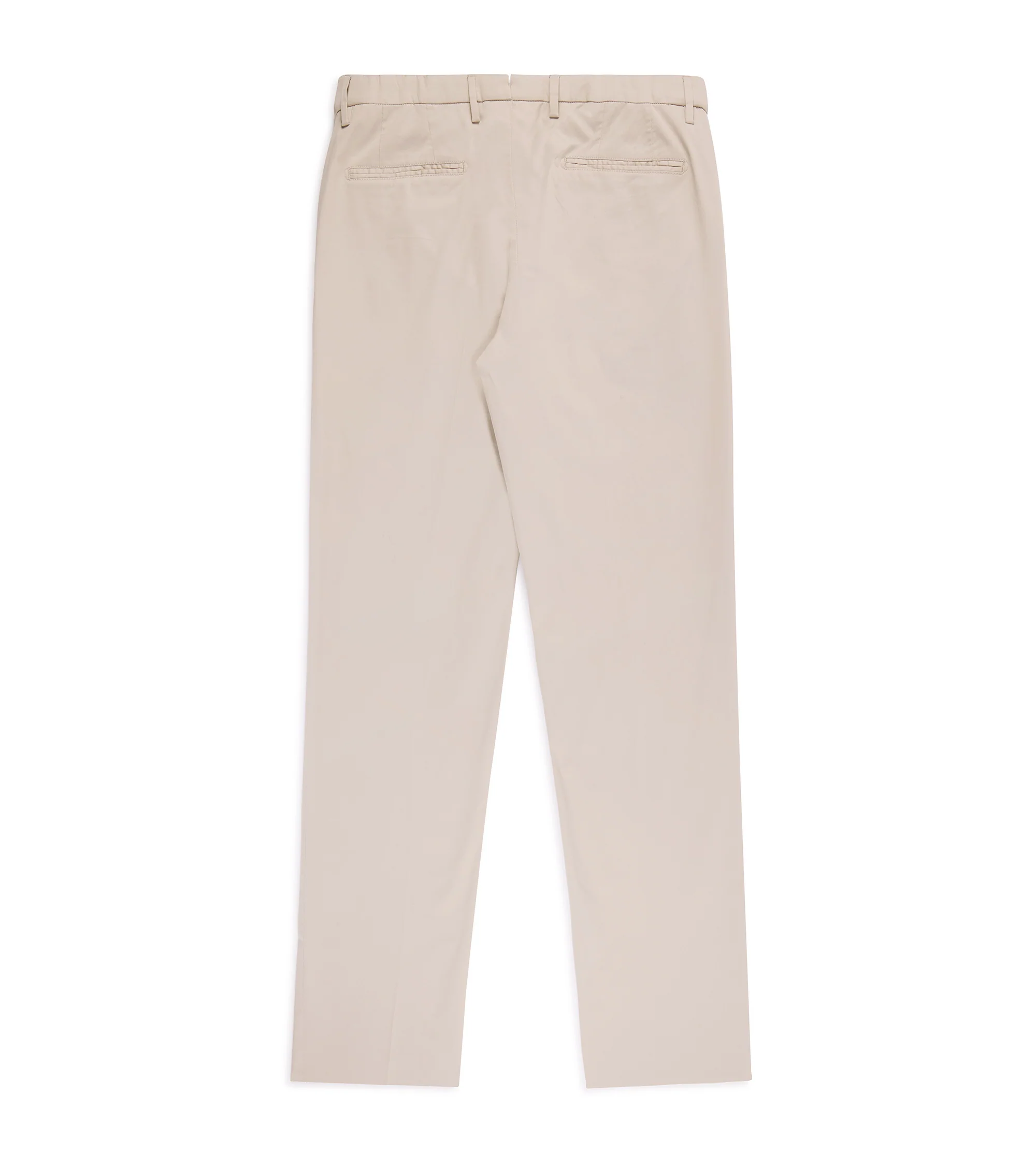 Boglioli Cotton Stretch Travel Suit Trousers: Putty - Image 3