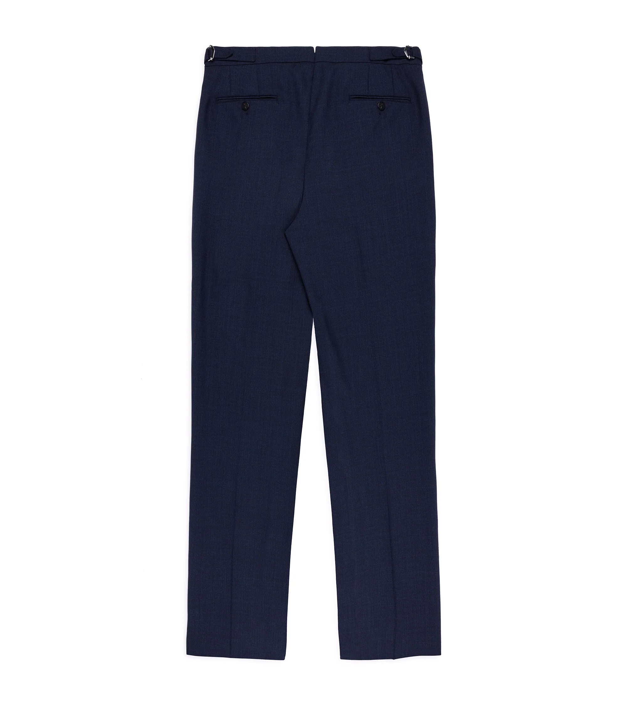 Caruso Aida 3-Ply Wool Canvas Suit: Navy - Image 6