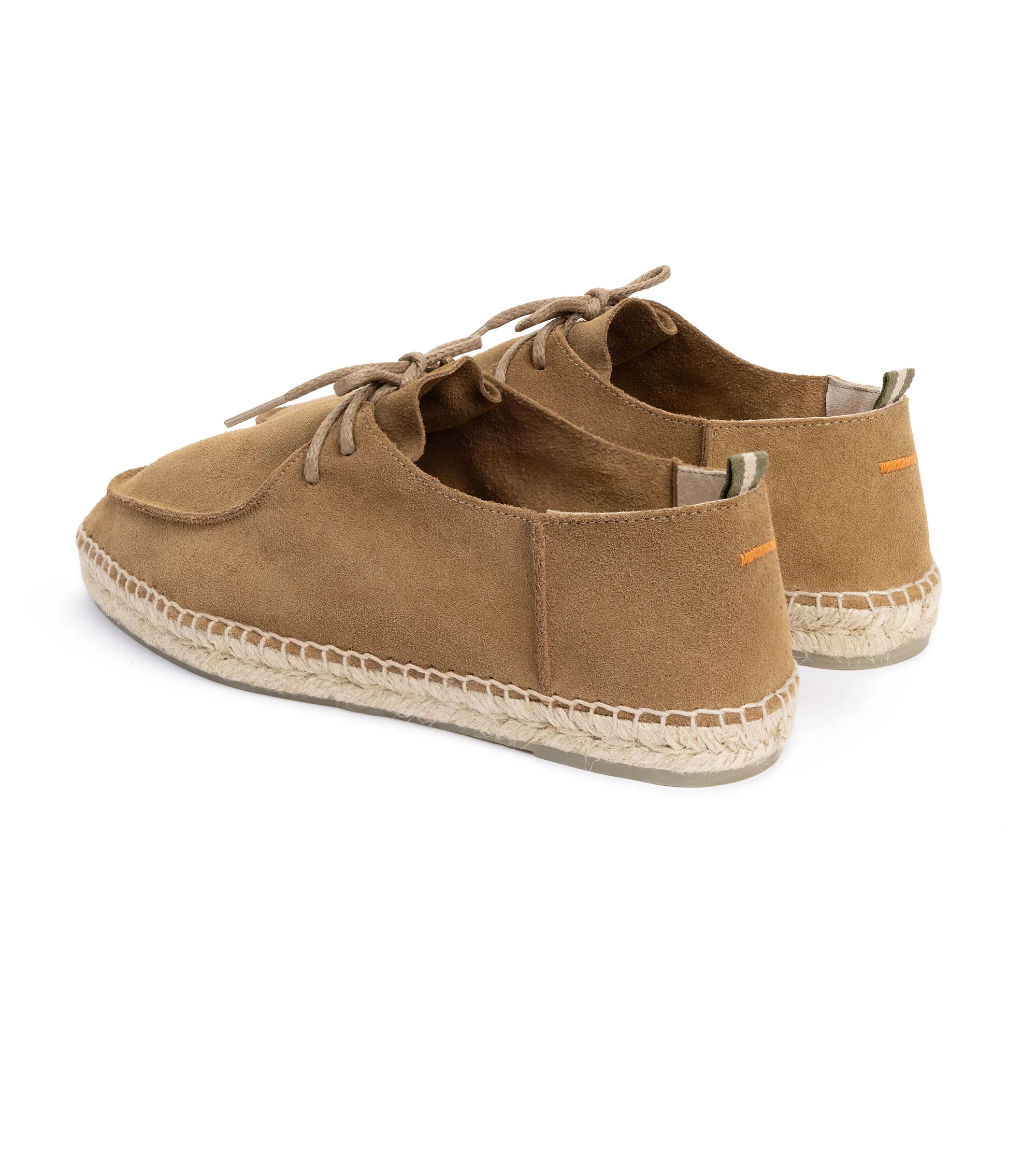 Castañer Ned Suede Lace-Up Espadrille: Sand - Image 3