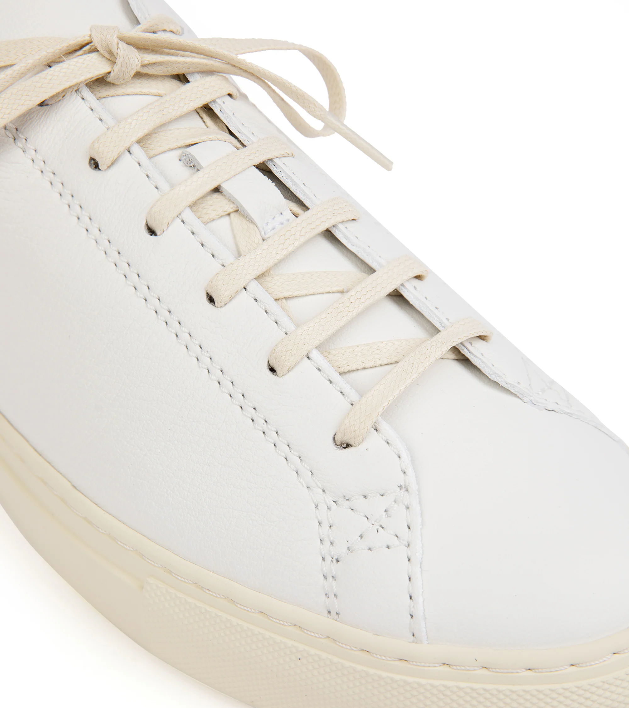 CQP Racquet Sr Leather Sneaker: Classic White - Image 4