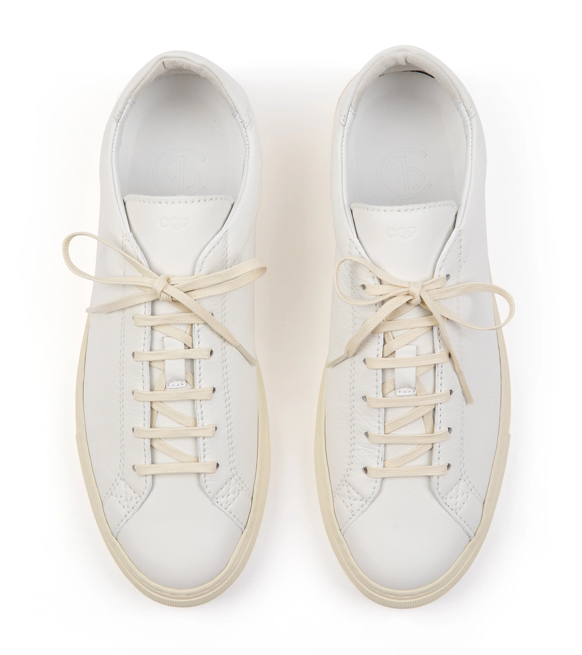CQP Racquet Sr Leather Sneaker: Classic White - Image 5