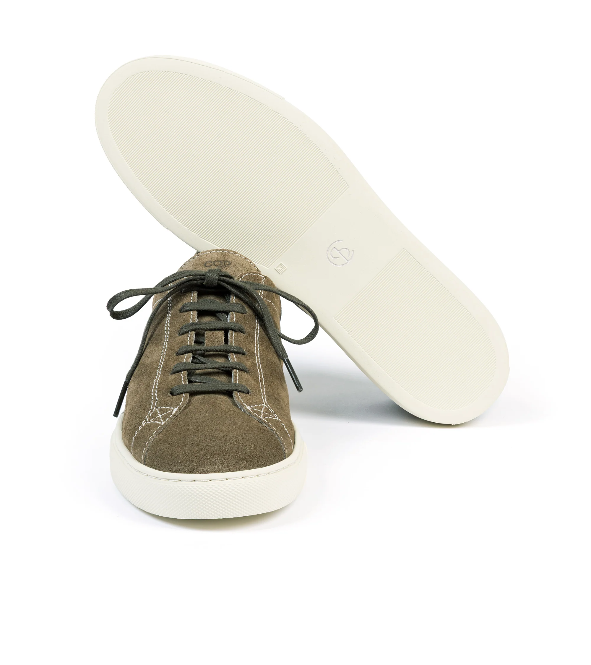 CQP Racquet Suede Sneaker: Olive - Image 3
