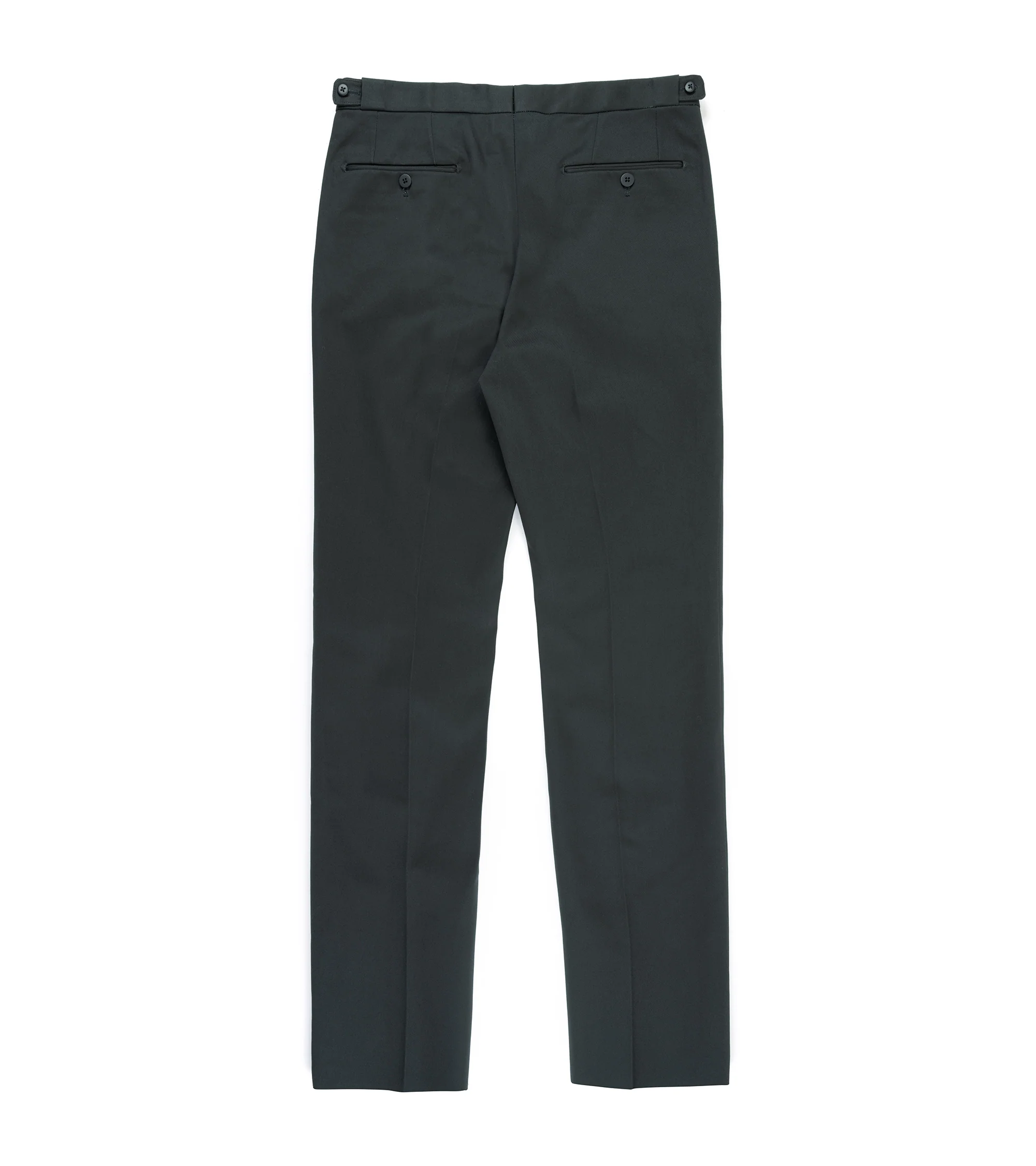 Echizenya for Trunk Heavy West Point Cotton Twill Chino Trousers: Navy - Image 3