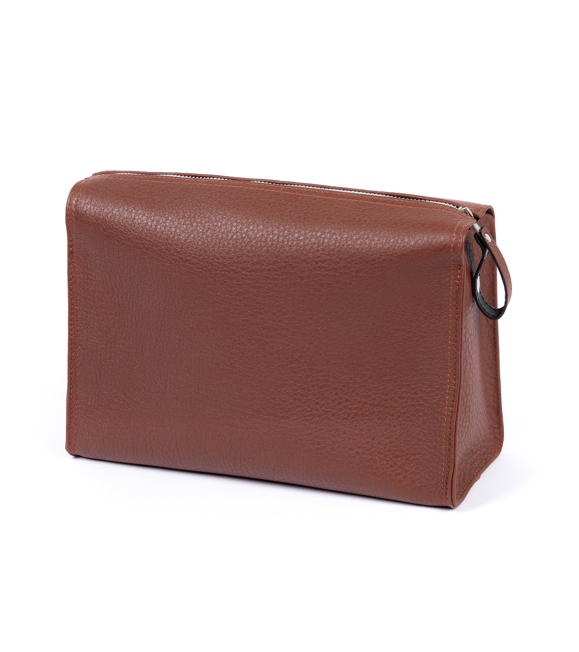 F. Hammann Leather Wash Bag: Tan - Image 3