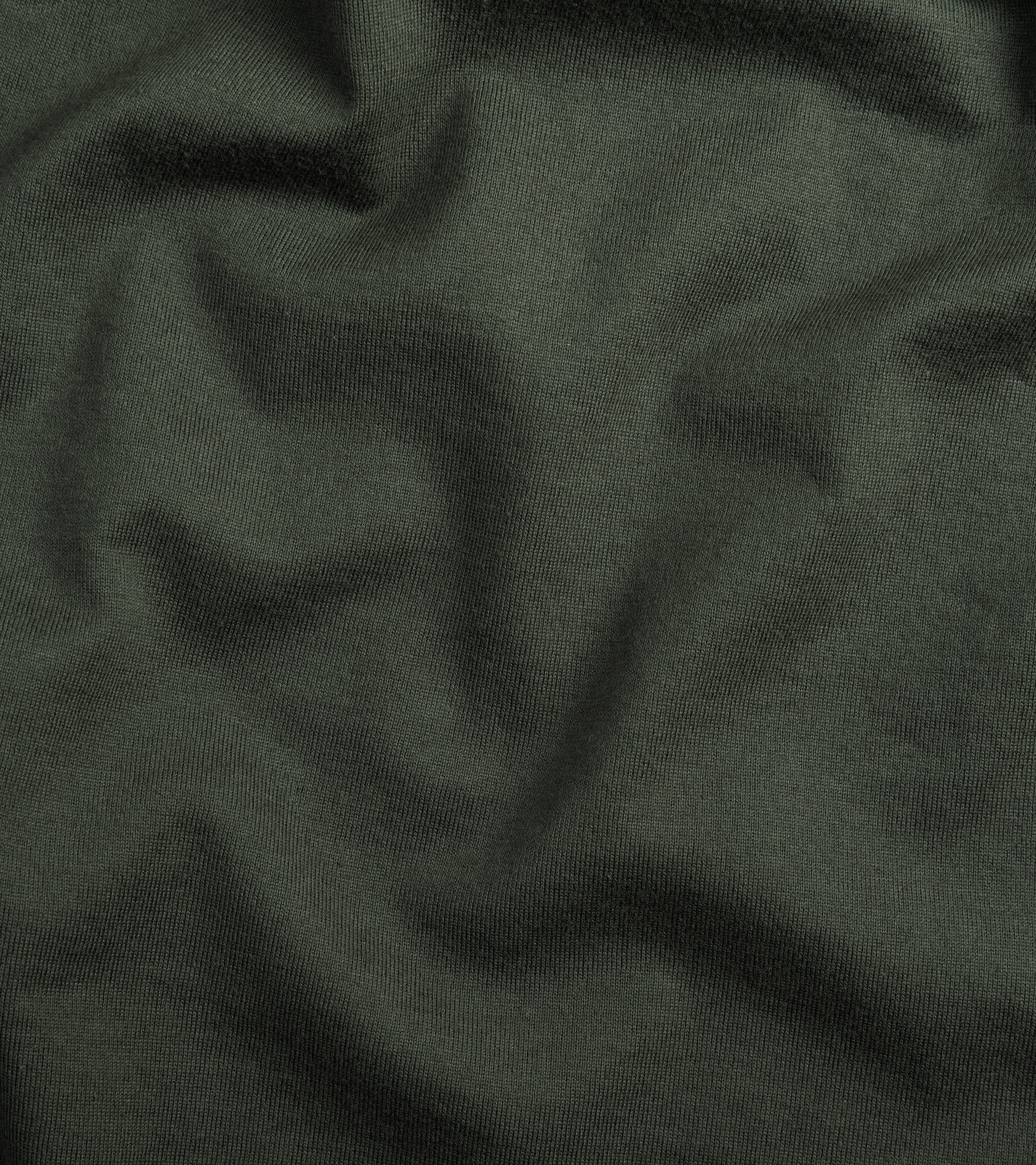 Fedeli Zero Giza Organic Cotton Short Sleeve Polo Shirt: Dark Forest - Image 3