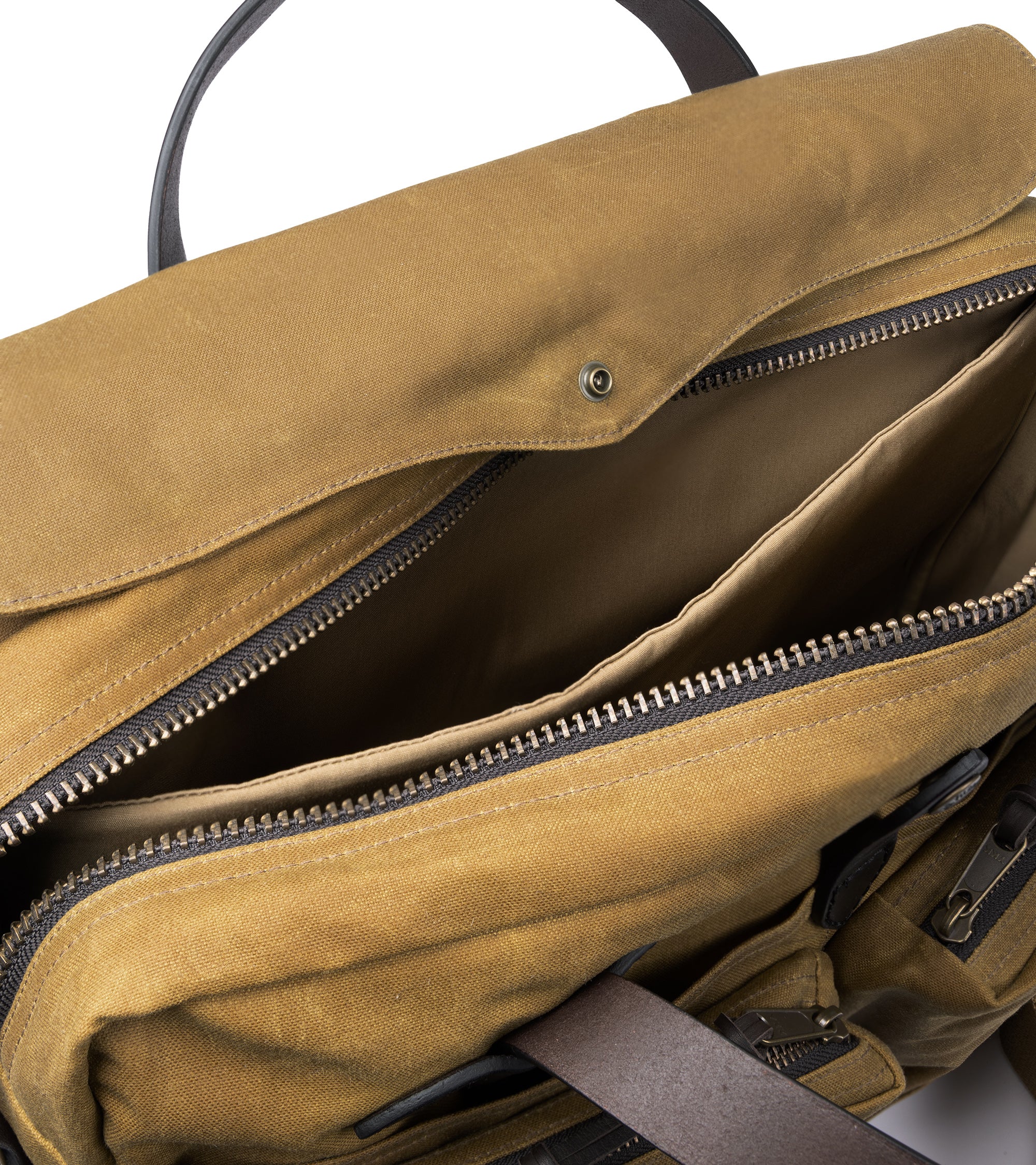 Filson 24hr Tincloth Briefcase: Tan - Image 5
