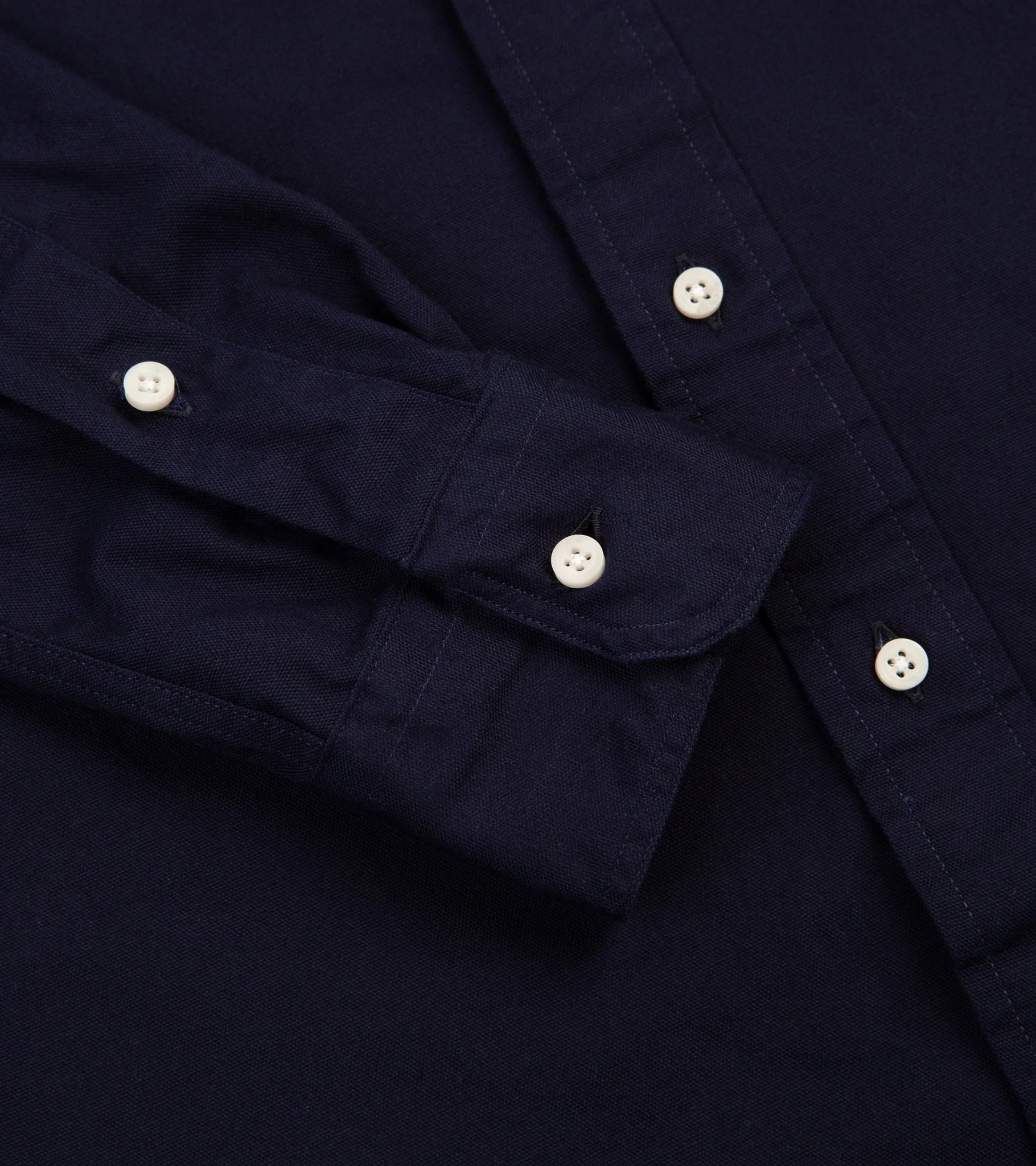 Gitman Vintage Oxford Shirt: Navy - Image 4
