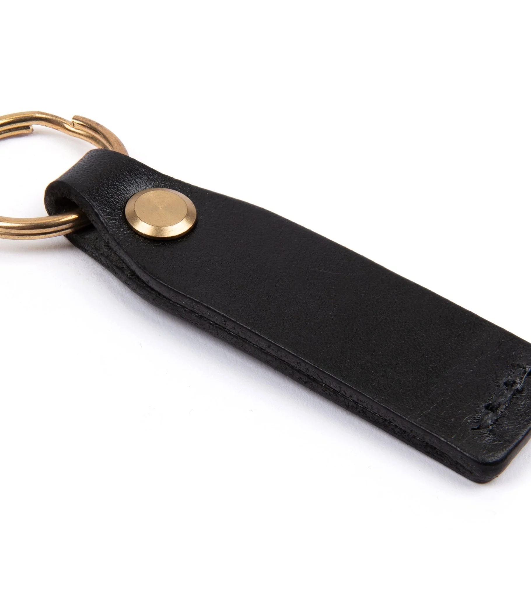 Hardy & Parsons Leather Key Fob: Black - Image 3