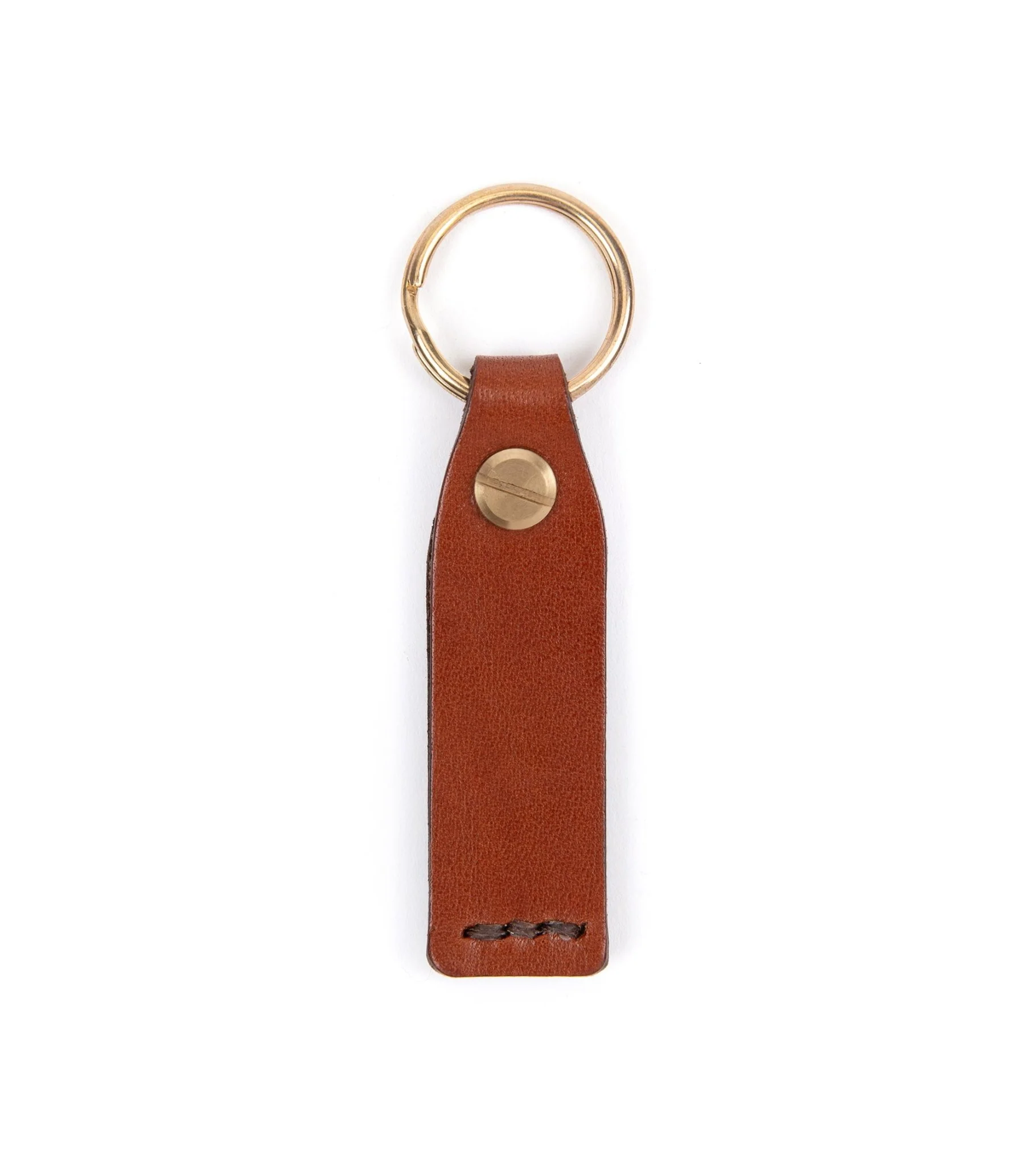 Hardy & Parsons Leather Key Fob: Tan - Image 2