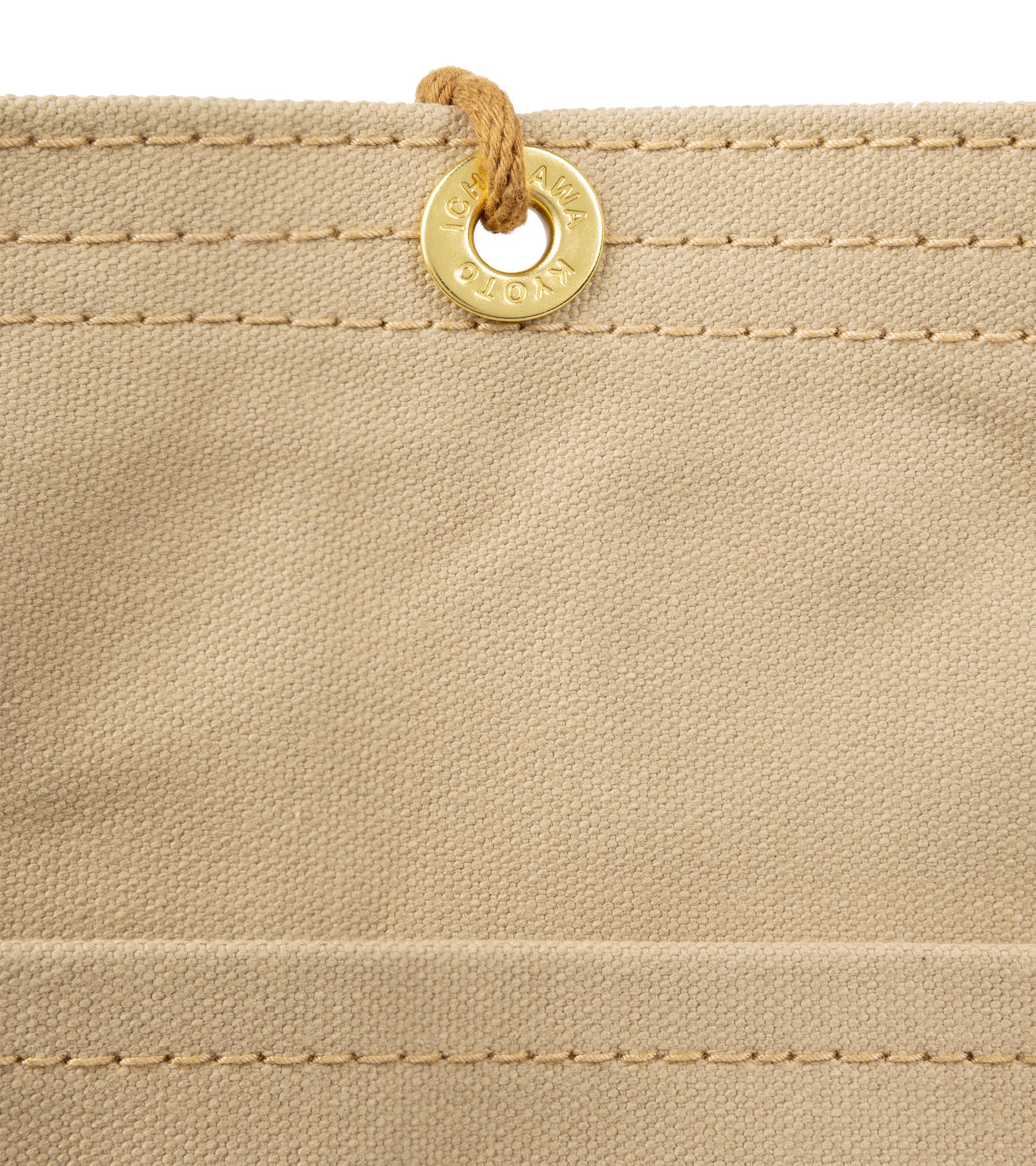 Ichizawa Hanpu for Trunk Large Tool Bag: Beige - Image 5