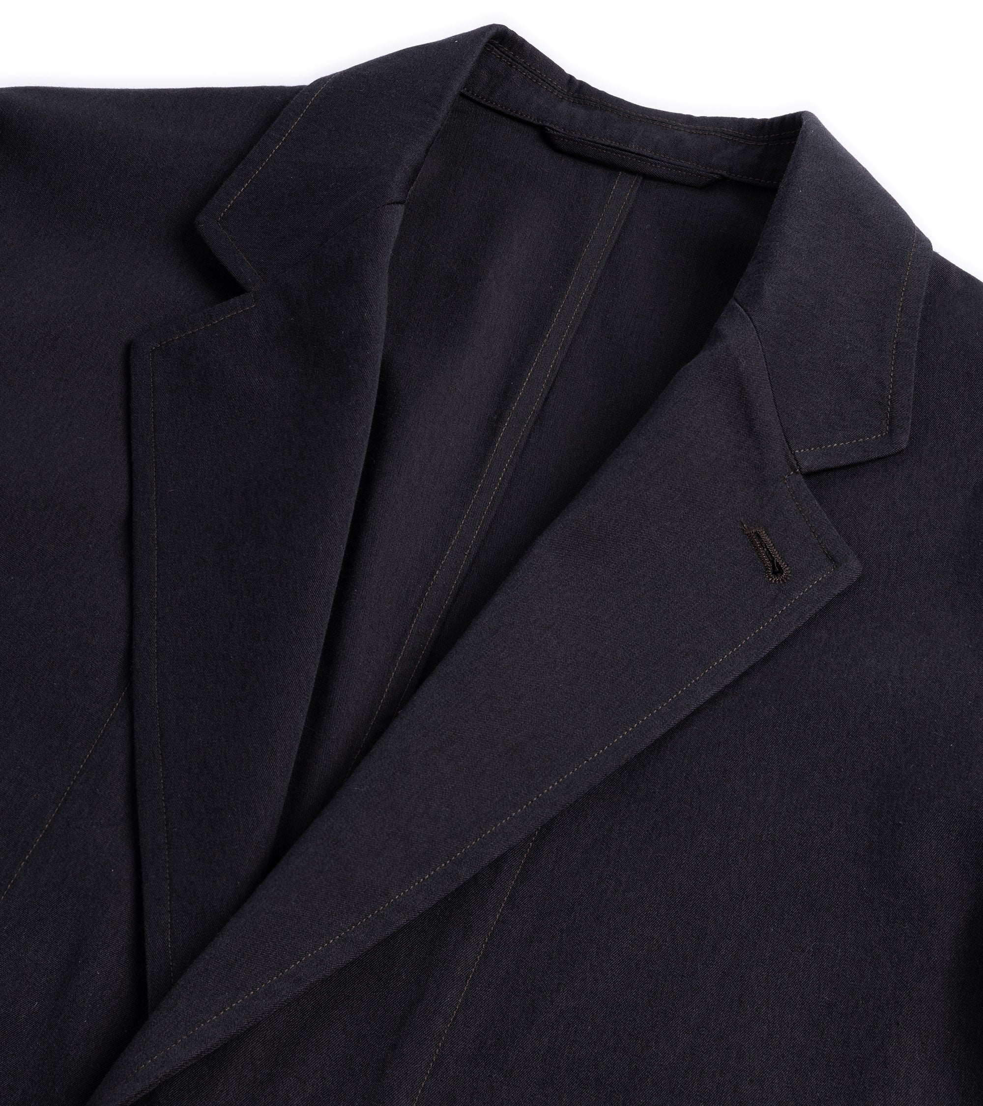 Kaptain Sunshine Cotton Gabardine Take Easy Jacket: Navy - Image 3
