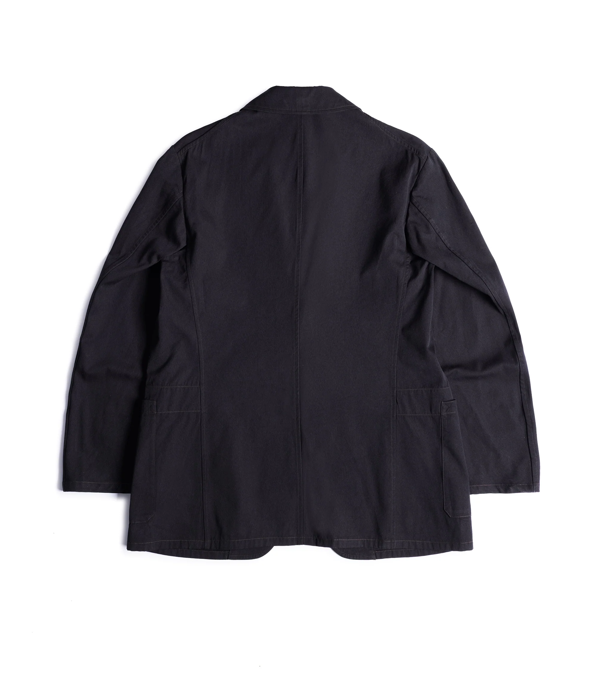 Kaptain Sunshine Cotton Gabardine Take Easy Jacket: Navy - Image 4