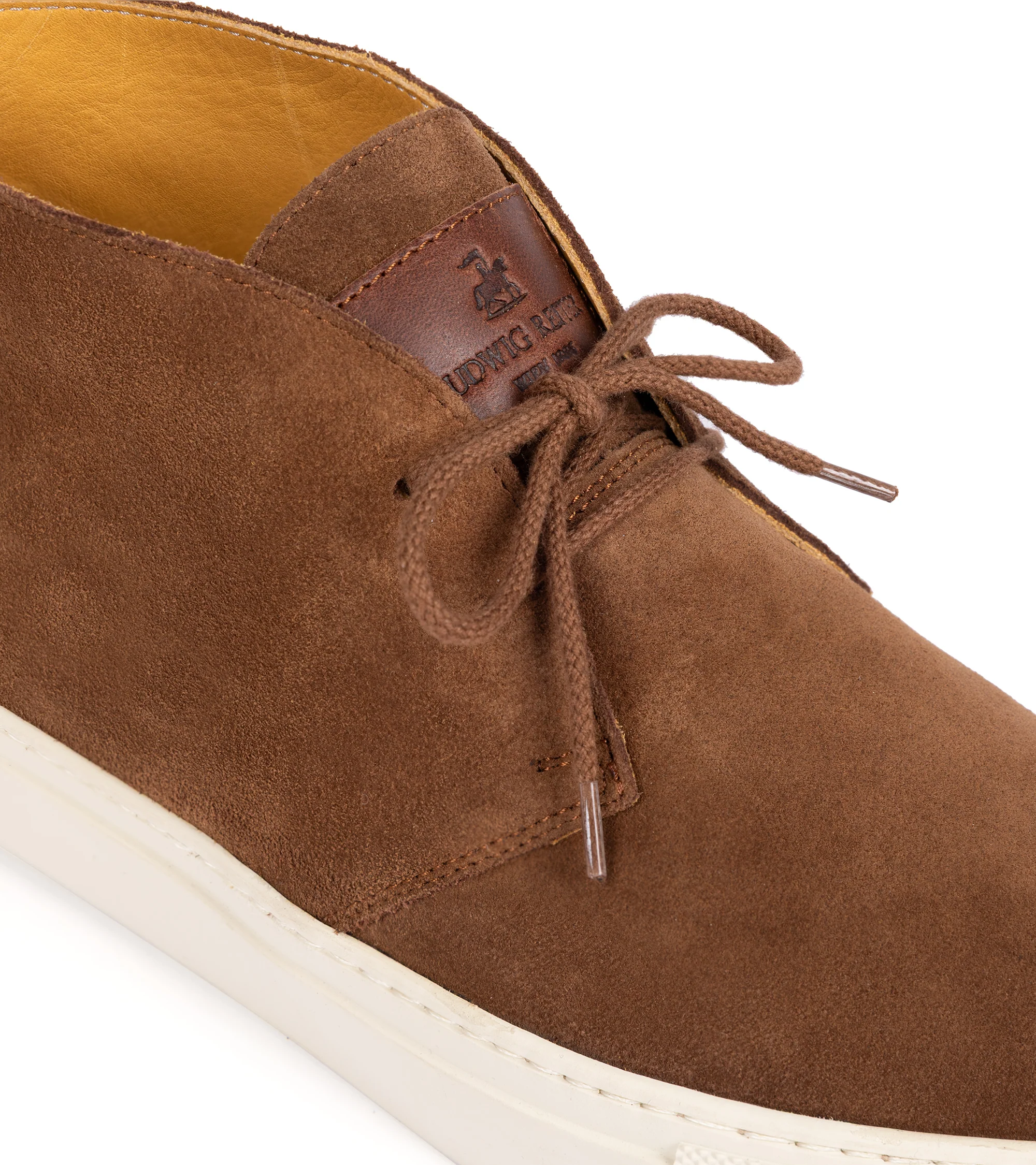 Ludwig Reiter for Trunk Adriatic Suede Chukka Boot: Honey - Image 5
