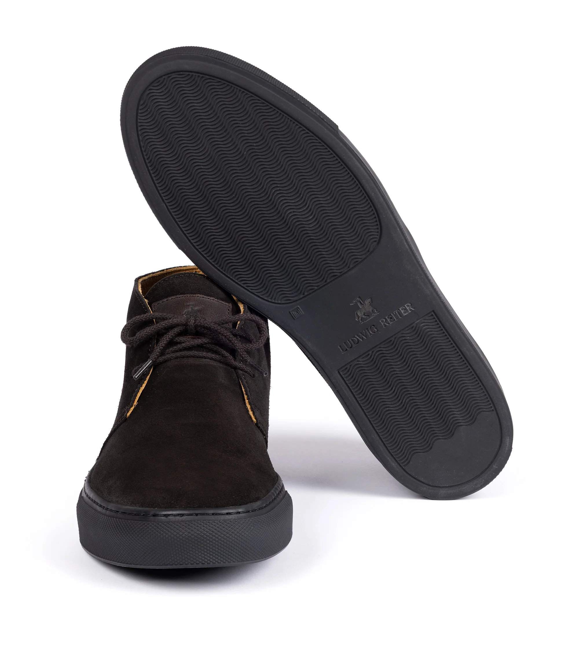 Ludwig Reiter for Trunk Adriatic Suede Chukka Boot: Umbra - Image 4