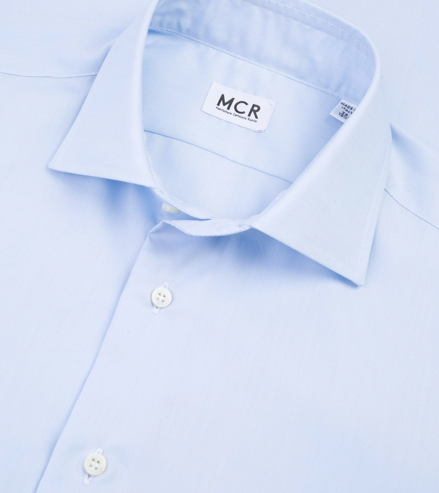 MCR Slim Pinpoint Shirt: Light Blue - Image 2