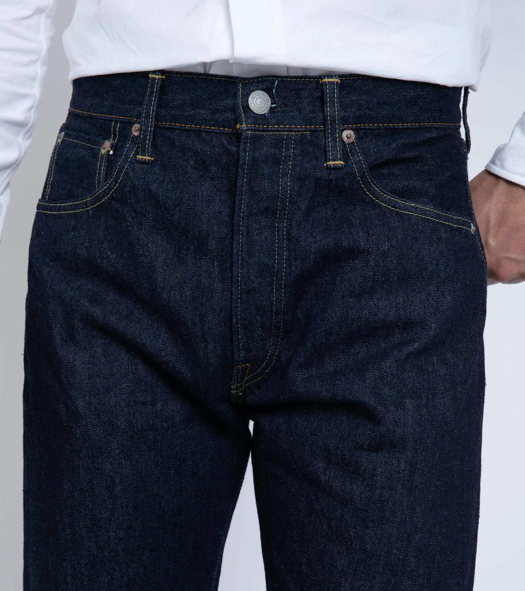 OrSlow 105 Standard Fit Selvedge Denim: One Wash - Image 8