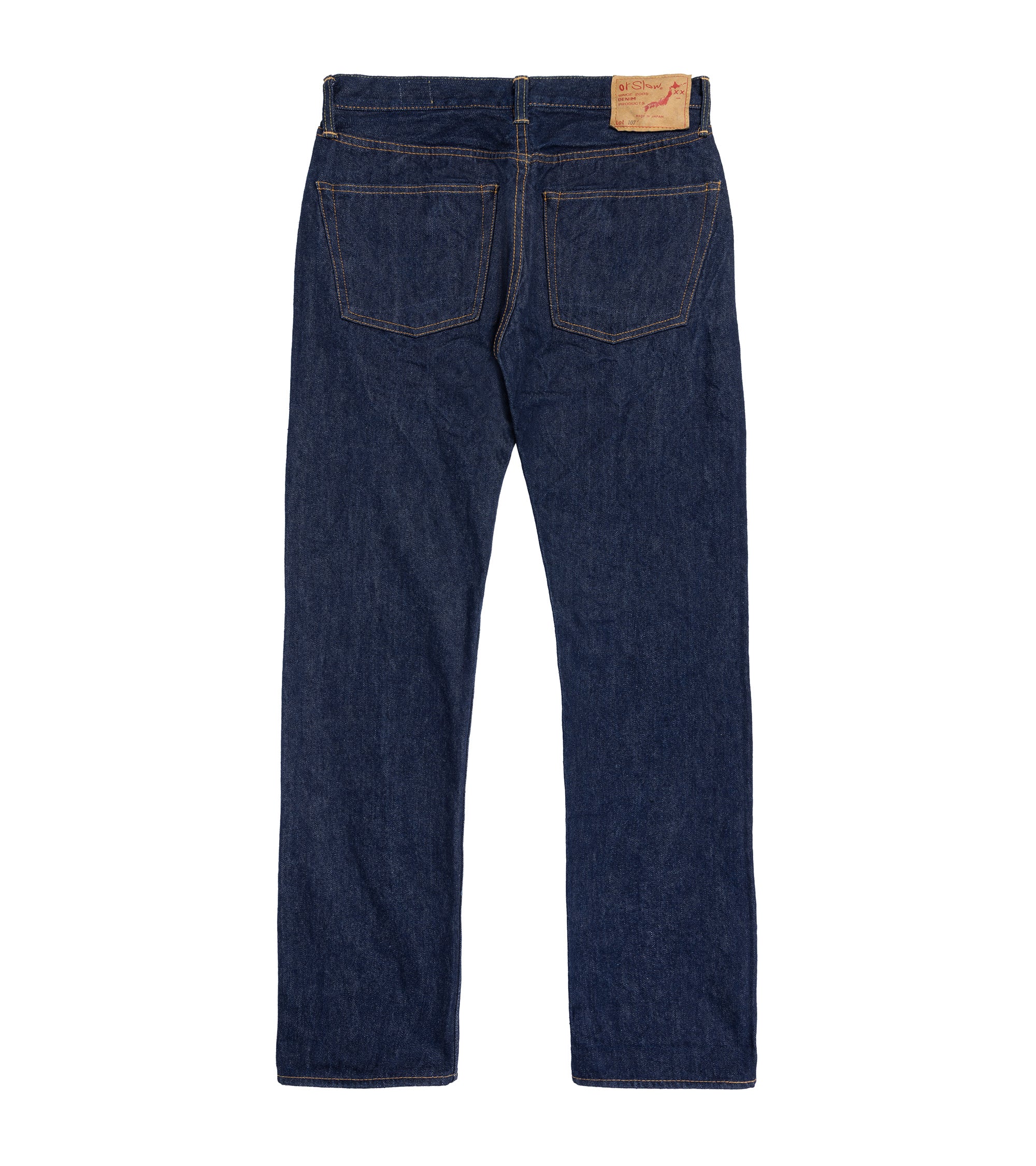 OrSlow 107 Ivy Fit Selvedge Denim: One Wash - Image 3