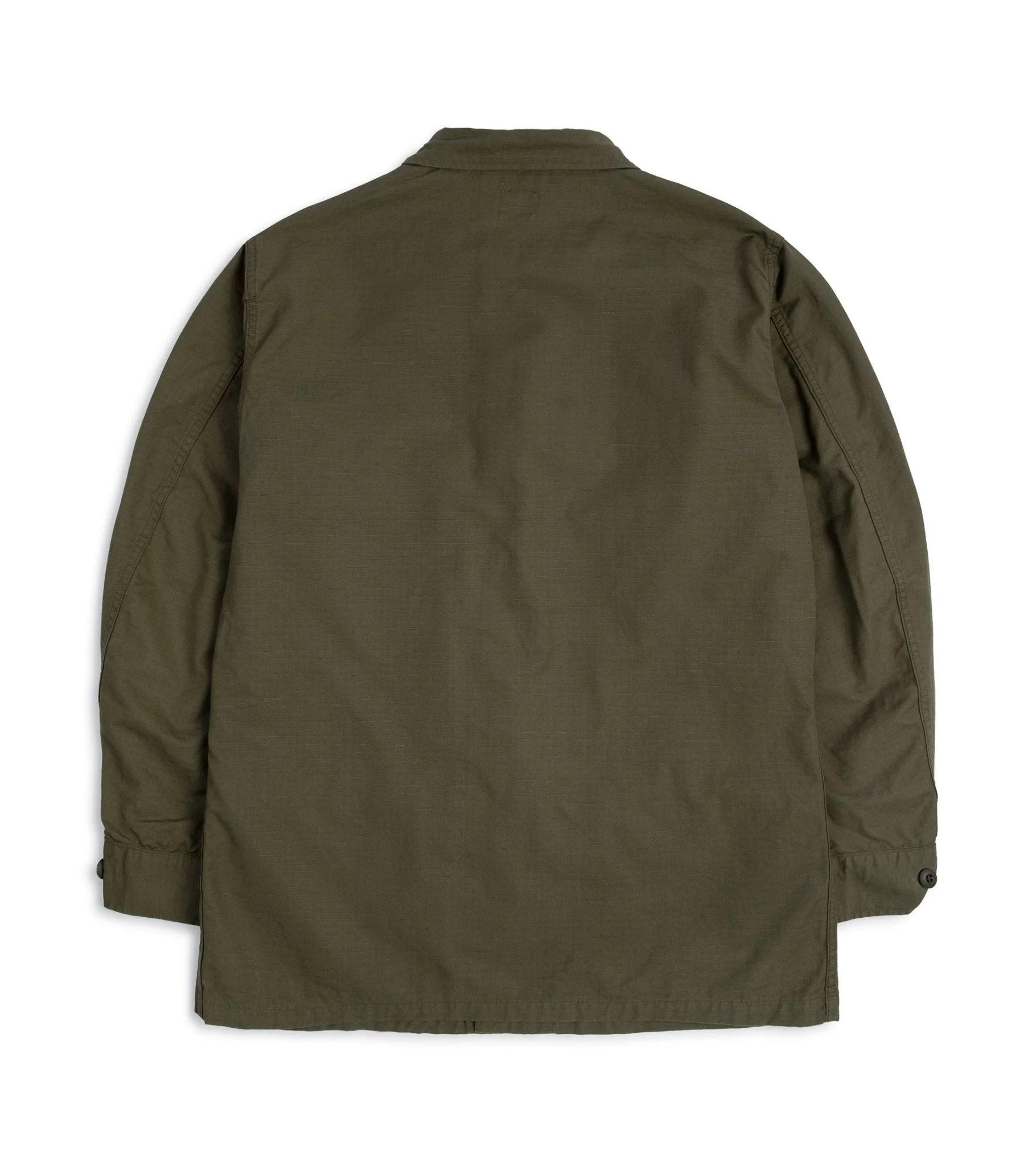 OrSlow Cotton Ripstop Tropical Jacket: Army Green - Image 3