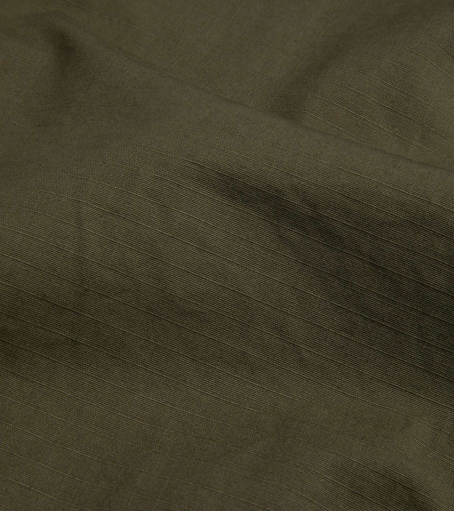 OrSlow Cotton Ripstop Tropical Jacket: Army Green - Image 6