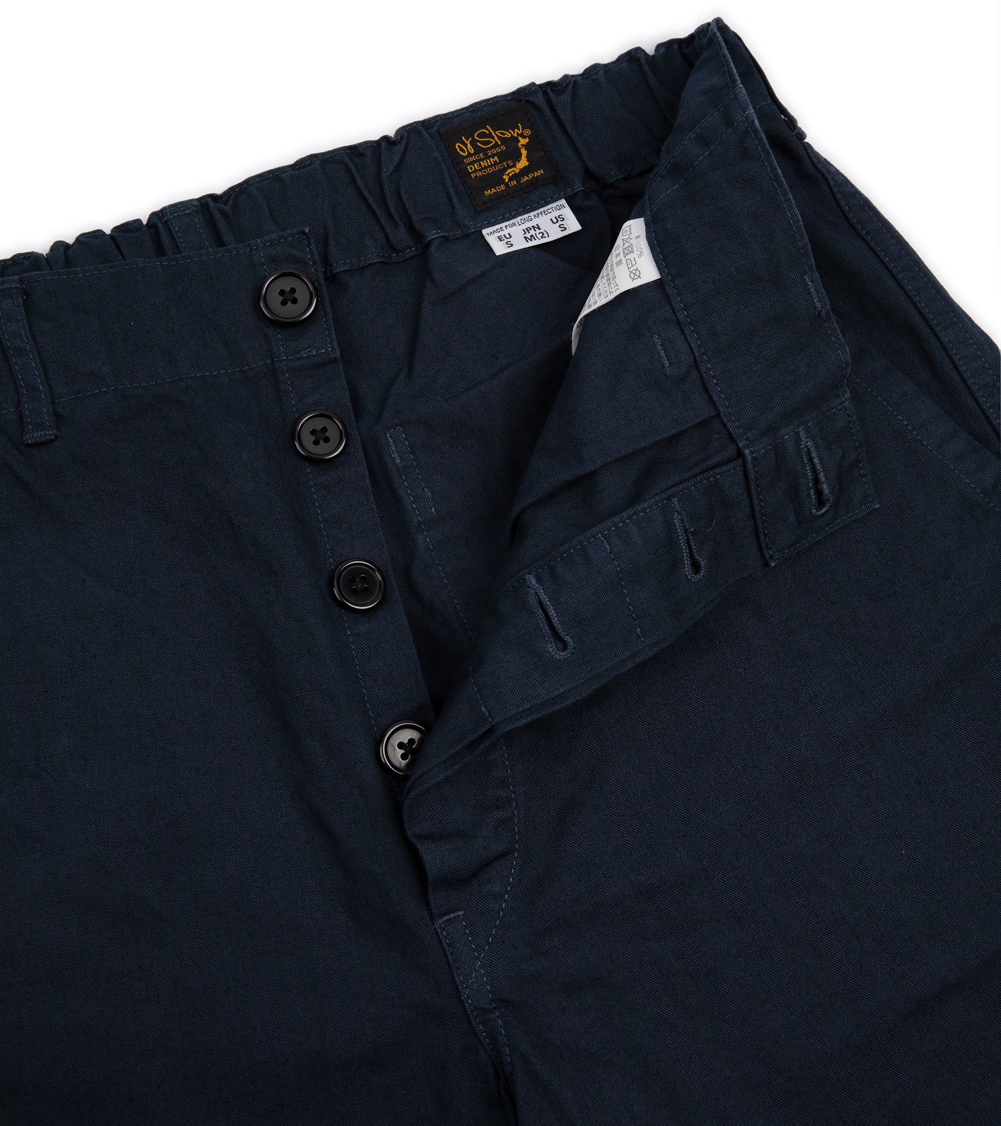 OrSlow French Work Pants: Navy - Image 4