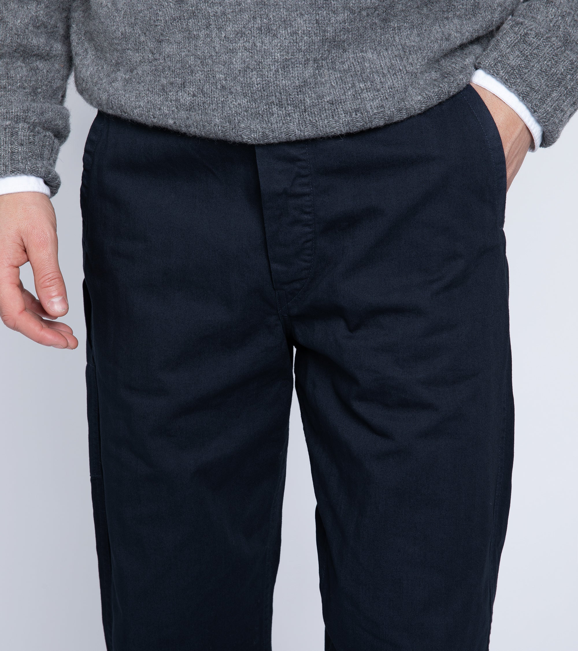 OrSlow French Work Pants: Navy - Image 6