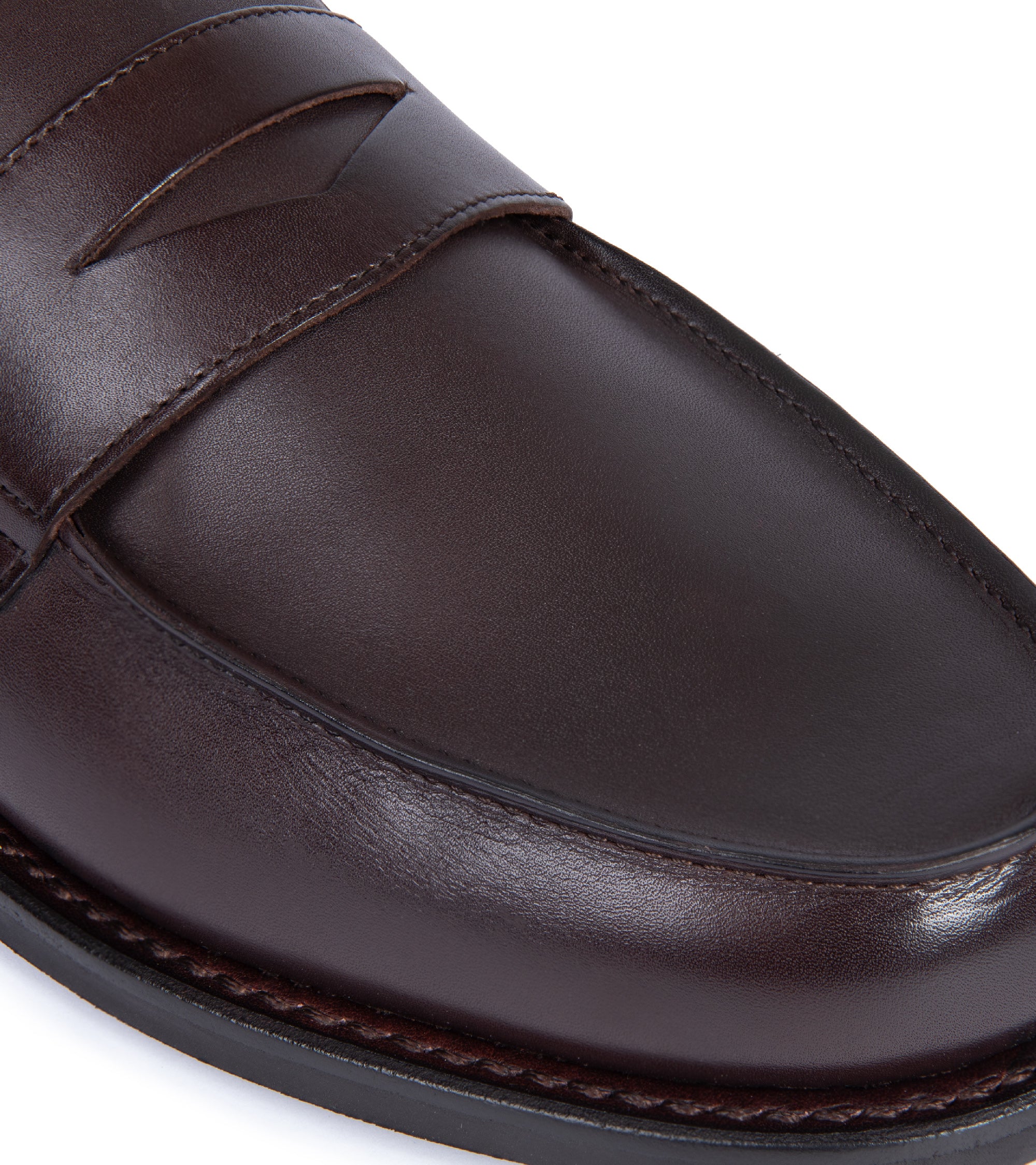 Paraboot Adonis Leather Loafer: Café - Image 5