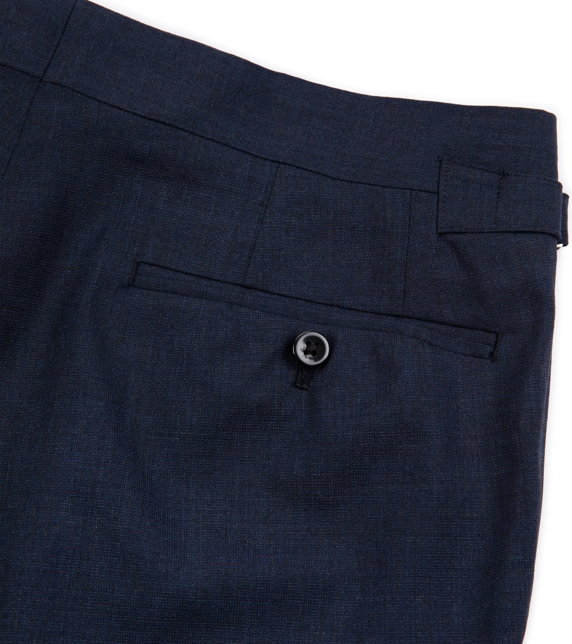 Ring Jacket Calm Twist Wool Suit: Slate Blue - Image 7