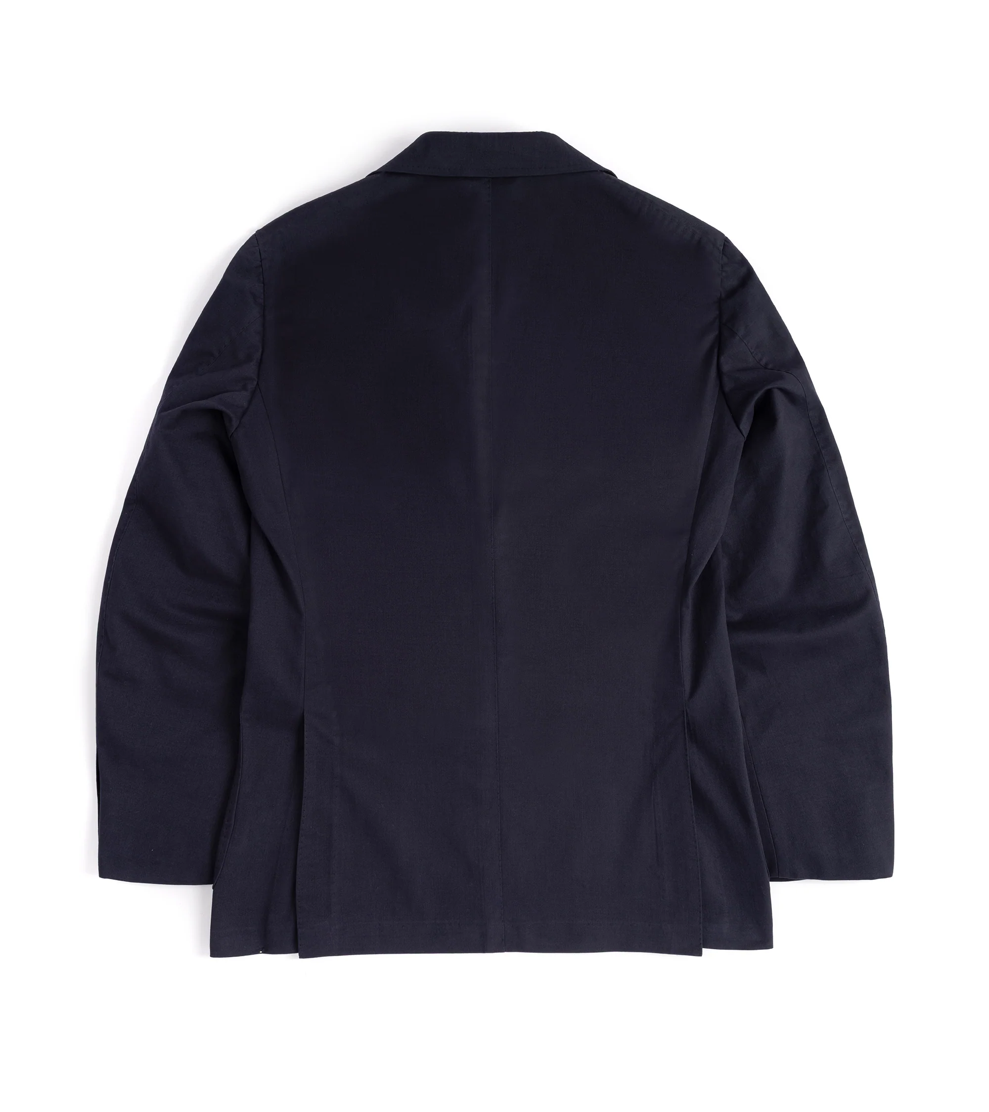 Ring Jacket Meister Cotton Cashmere Twill Suit: Navy - Image 5