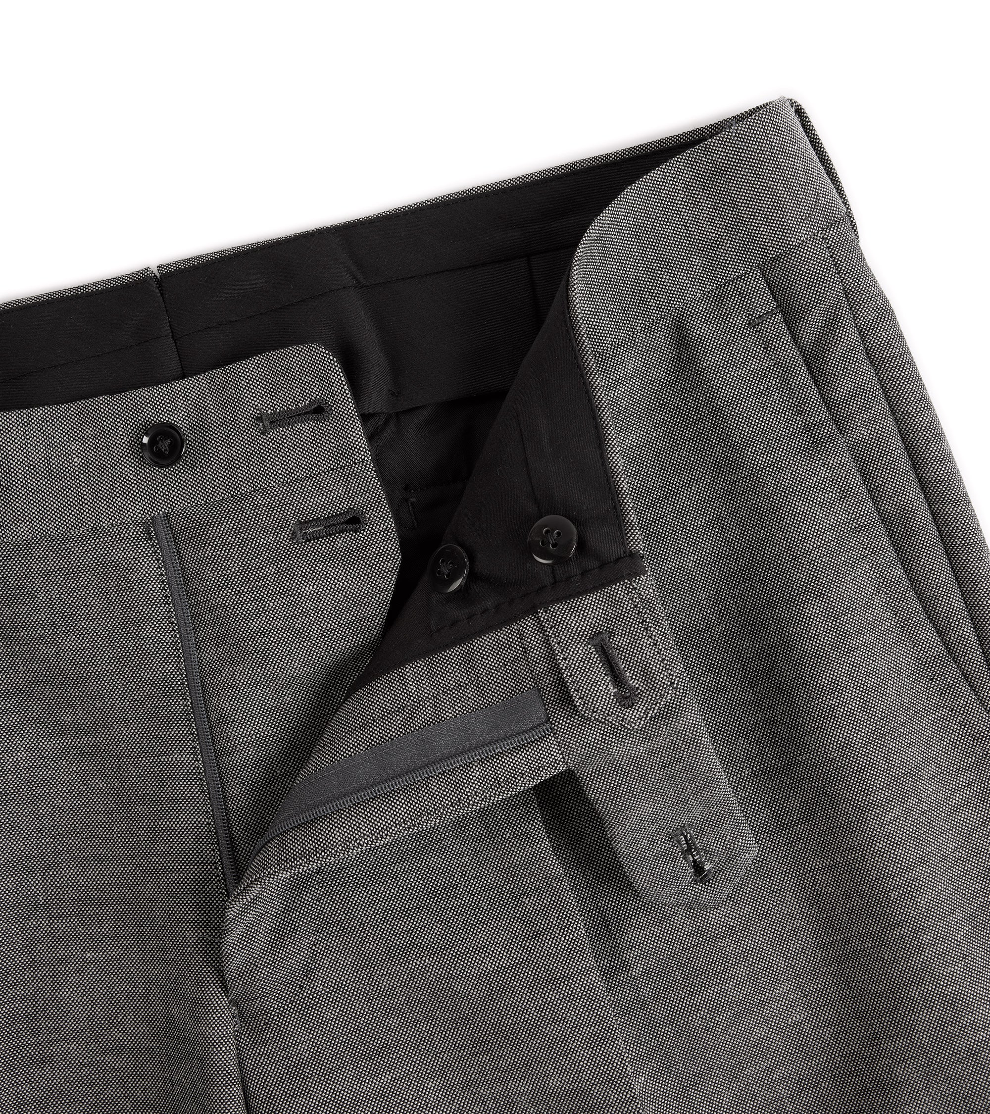 Ring Jacket Meister Wool Mohair Suit: Grey - Image 8