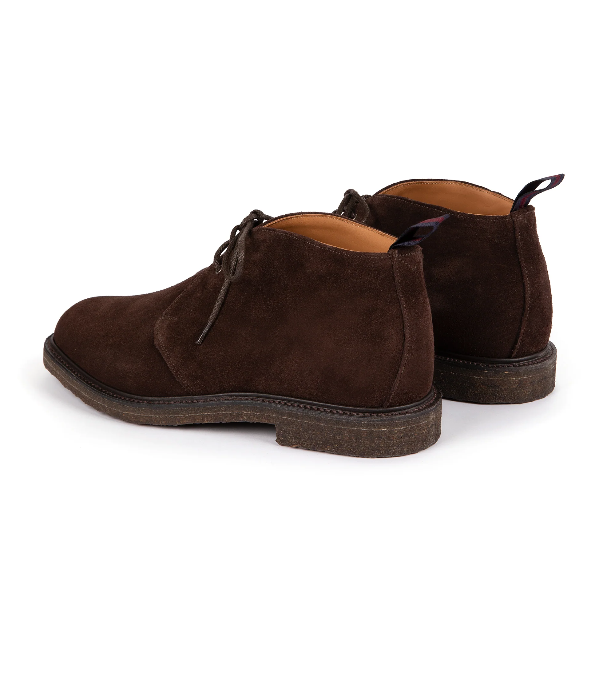 Sanders Harry Suede Chukka Boot: Dark Brown - Image 3