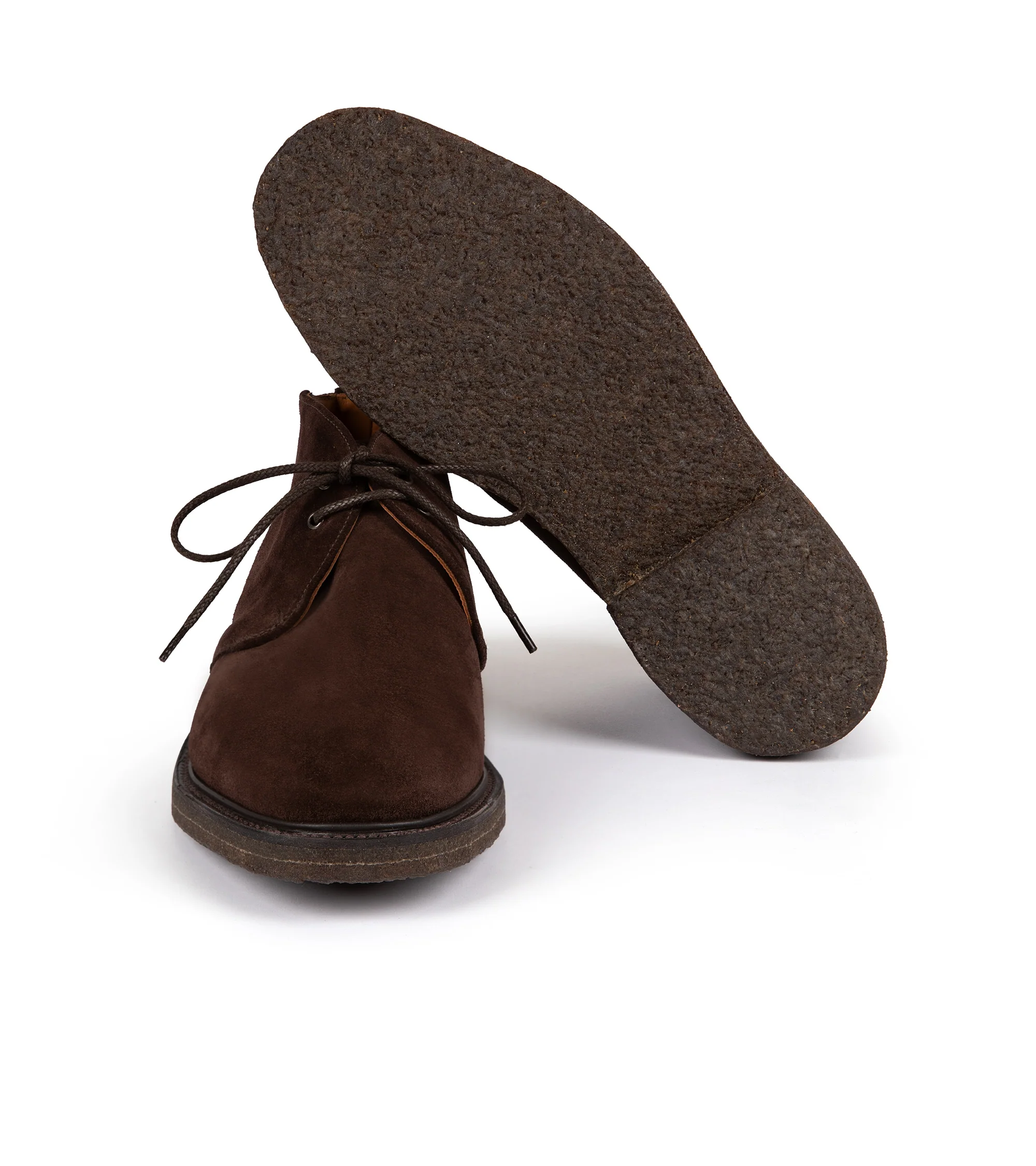 Sanders Harry Suede Chukka Boot: Dark Brown - Image 4