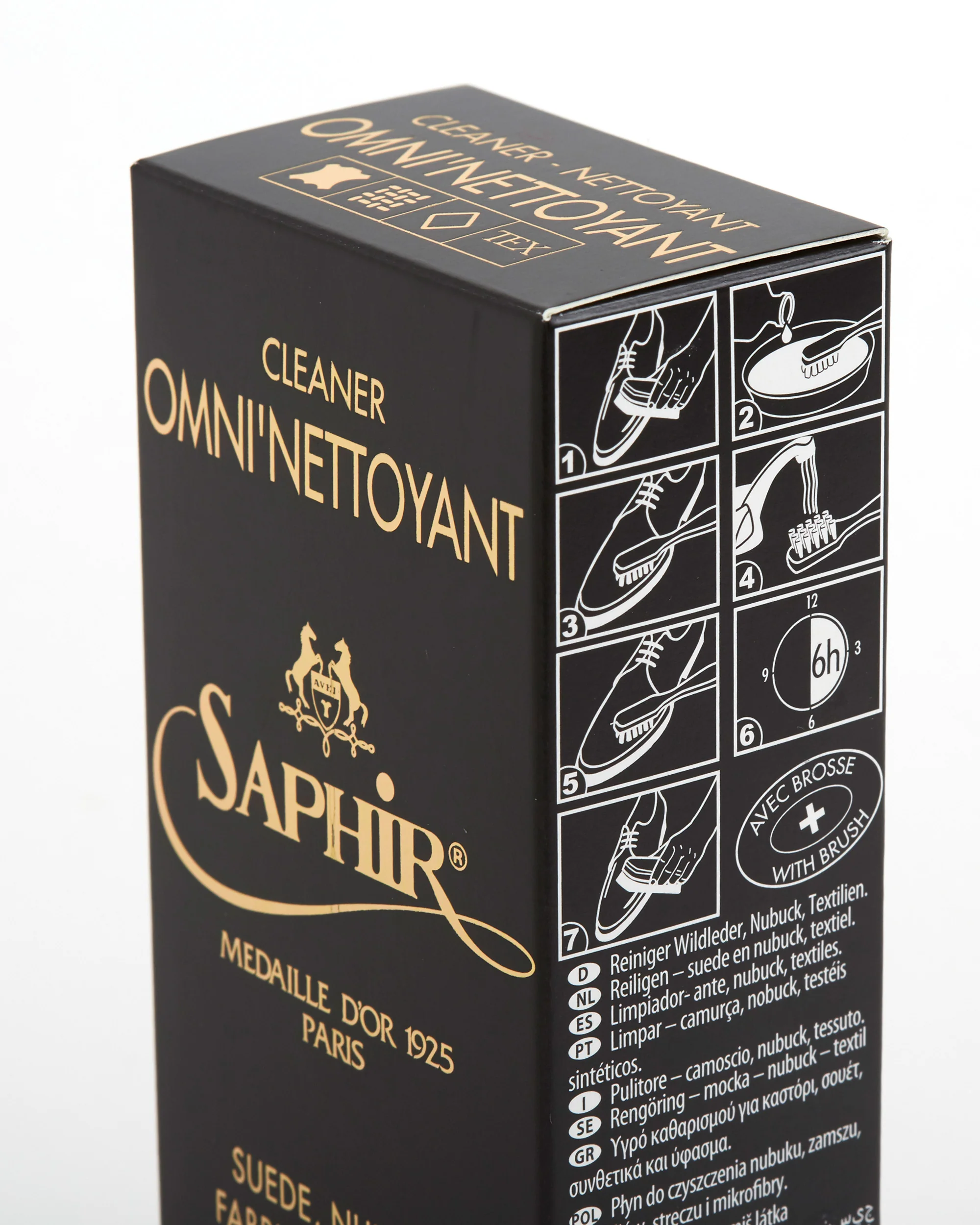 Saphir Omni'Nettoyant Suede Cleaning Shampoo - Image 3