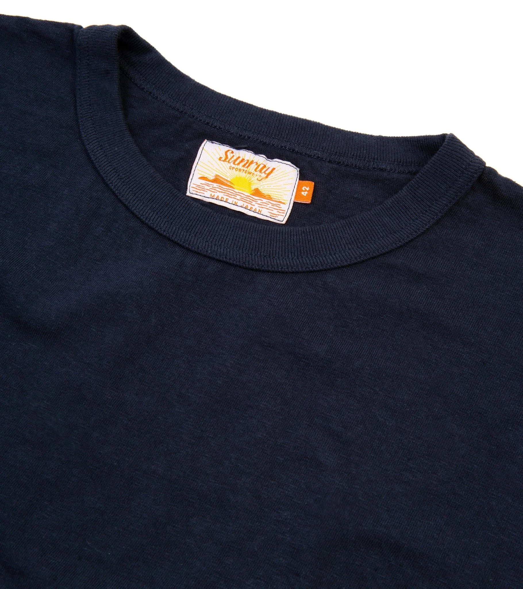 Sunray Sportswear Haleiwa Short Sleeve Cotton T-Shirt: Dark Navy - Image 3